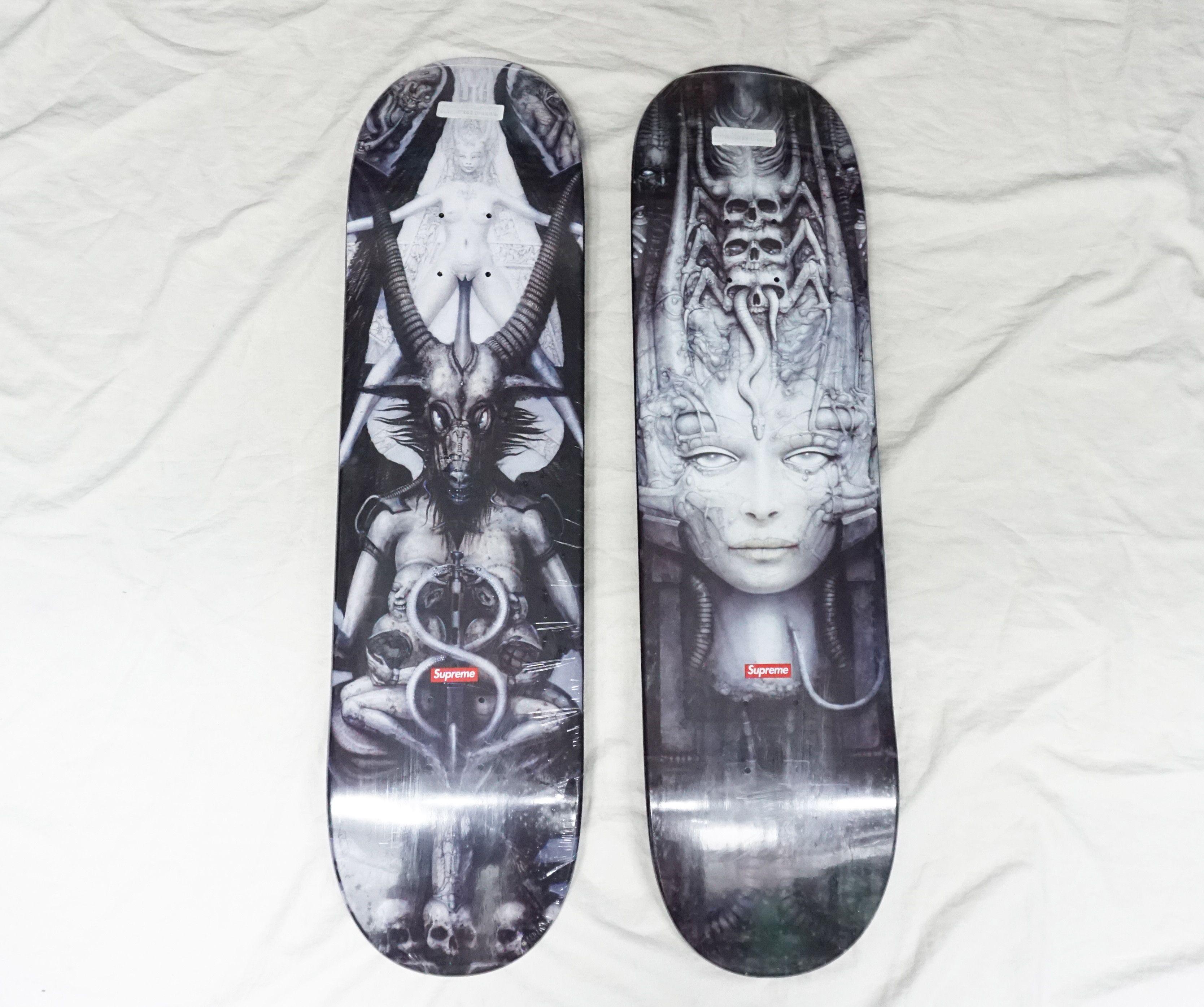 image of Art x Supreme Giger Skateboard Deck (Set Of 2), Men's