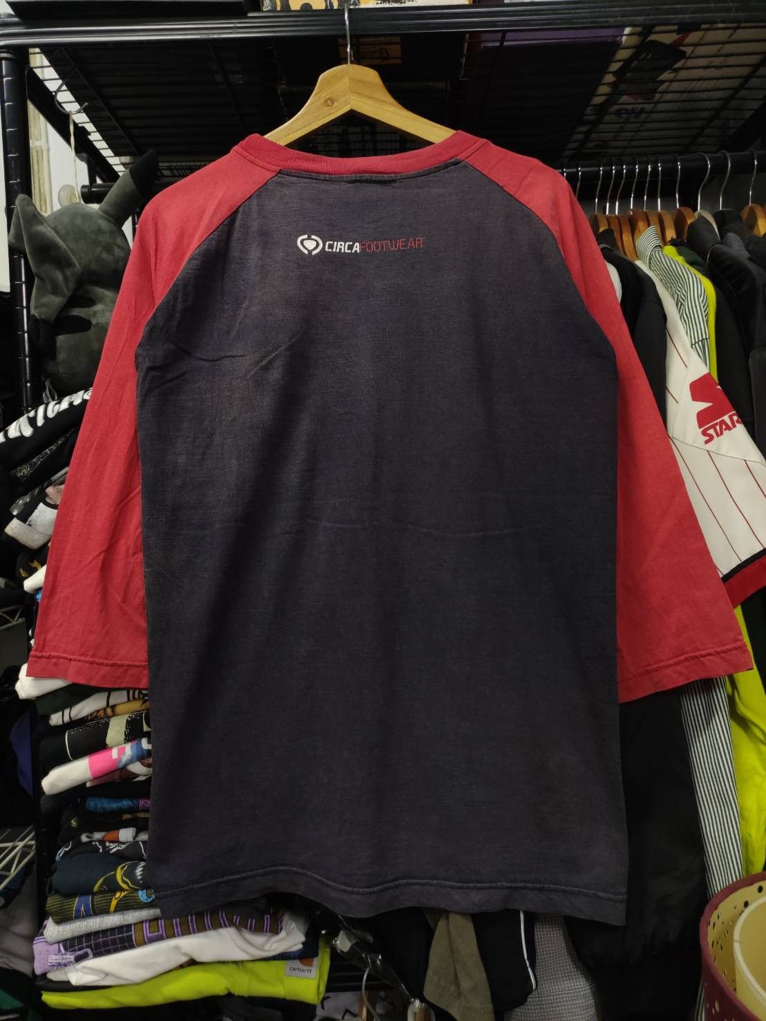 C1RCA Vtg 00's Circa Skateboarding " I LOVE NY " Raglan 3/4 Sleeve Size US L / EU 52-54 / 3 - 2 Thumbnail