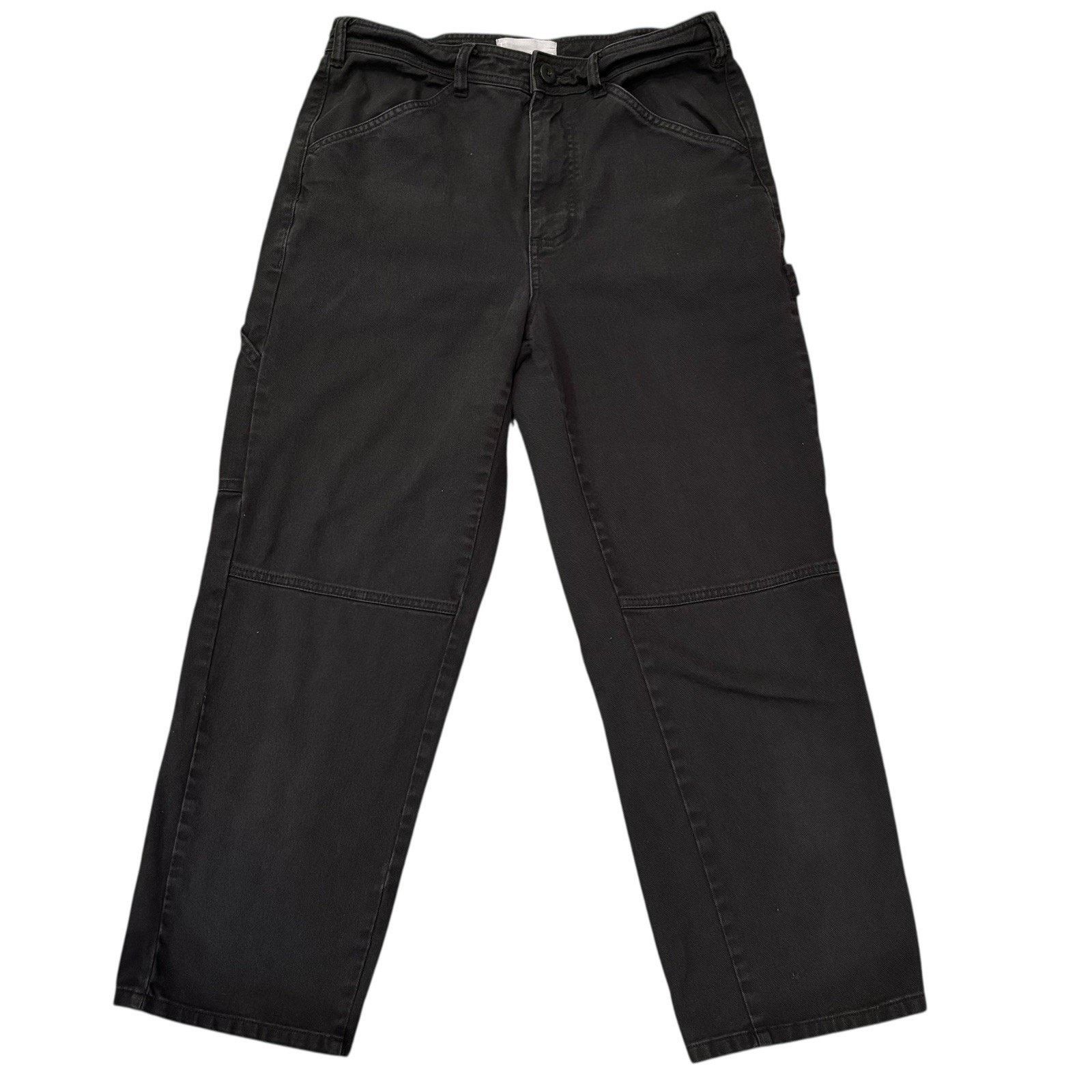 Everlane Everlane Dark Green Cotton 26" Cropped Carpenter Pant Size 8 Size 30" / US 8 / IT 44 - 1 Thumbnail