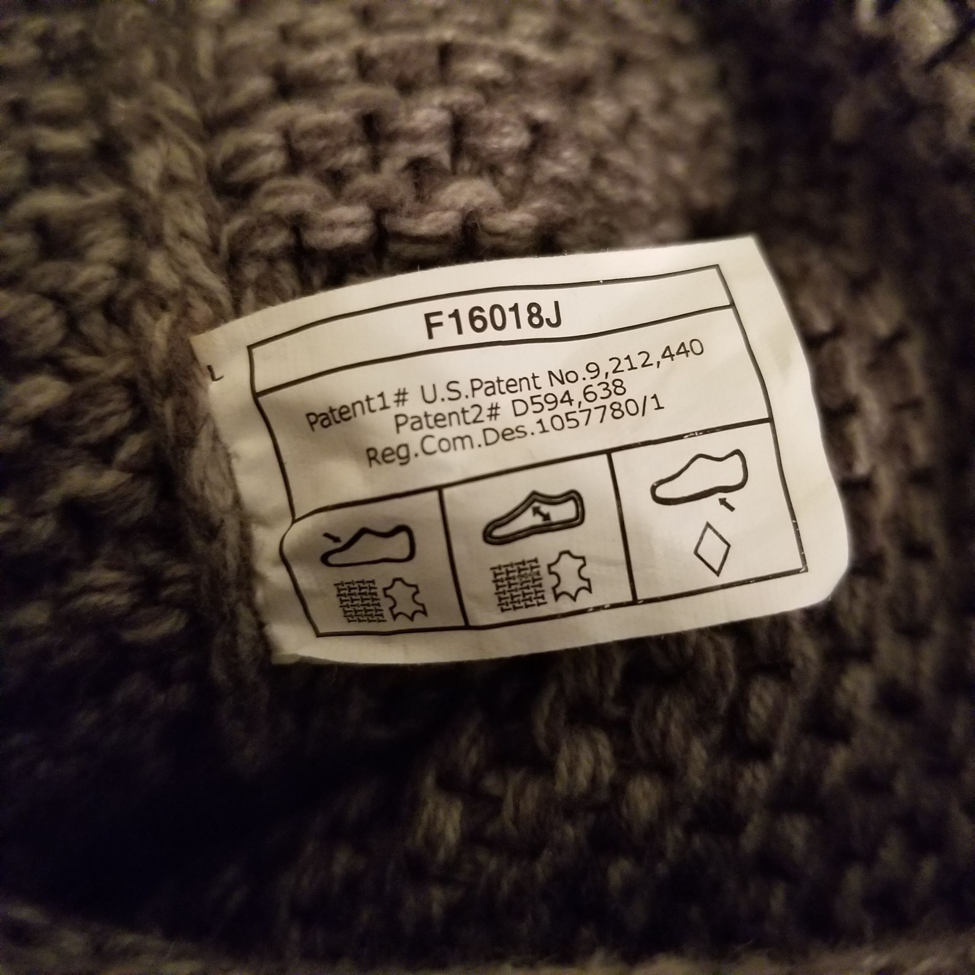 Ugg Ugg 7 Gray PURL CARDY Knit Winter Boots Fold Over Slouch Con Size US 7 / IT 37 - 10 Thumbnail