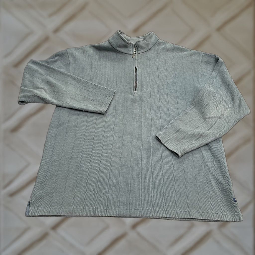 Vintage Columbia Sweater Mens XL Gray X.C.O 1/4 Zip Pullover Mock Neck Casual Outdoor Size US XL / EU 56 / 4 - 1 Thumbnail