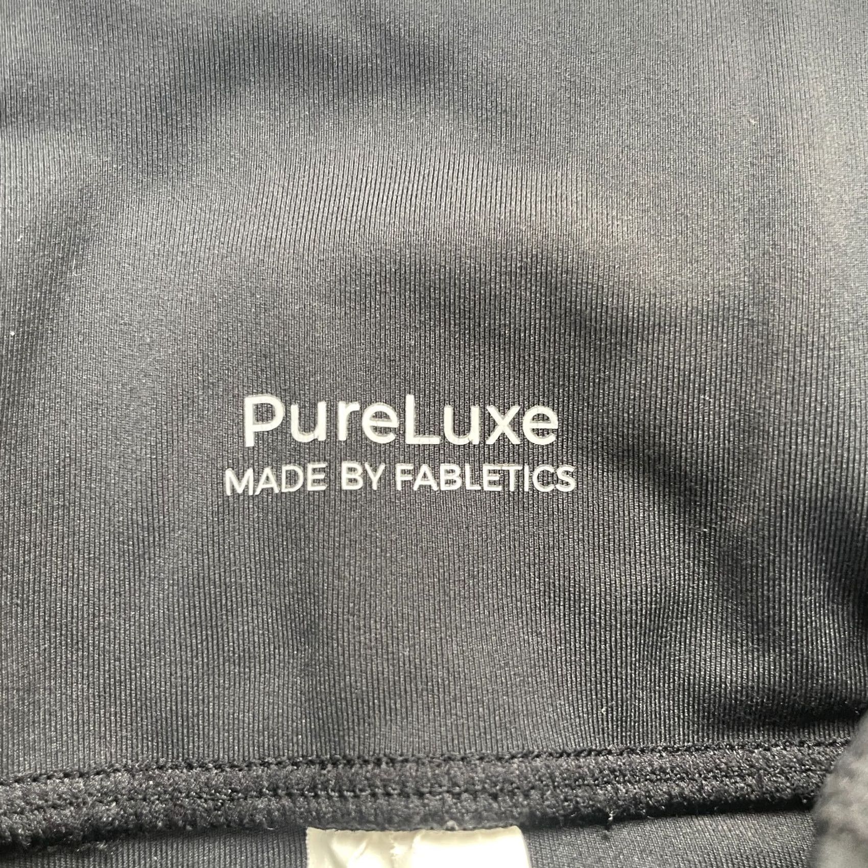Fabletics Fabletics Leggings Womens Small Black PureLuxe Oasis High Waisted Skinny Gym Ankle Inseam 22 Pockets Breathable Stretch Size 42" / US 20 - 3 Thumbnail