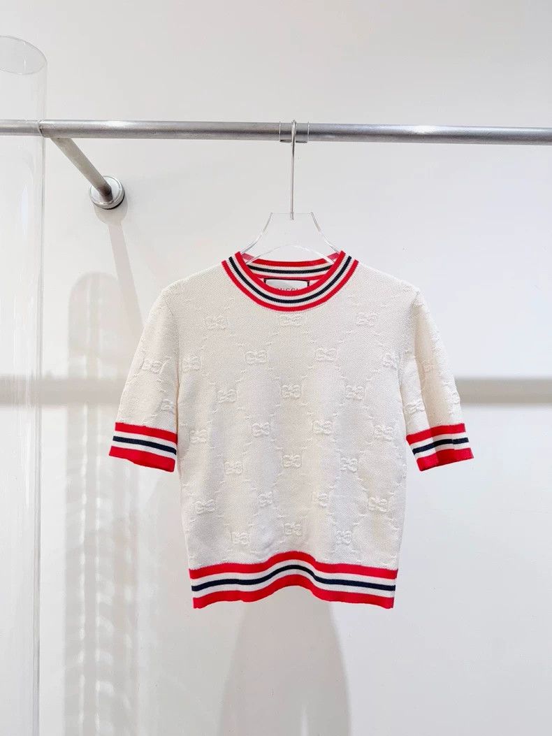 Gucci Gucci Short Sleeve Knit Top Size US XS / EU 42 / 0 - 1 Thumbnail