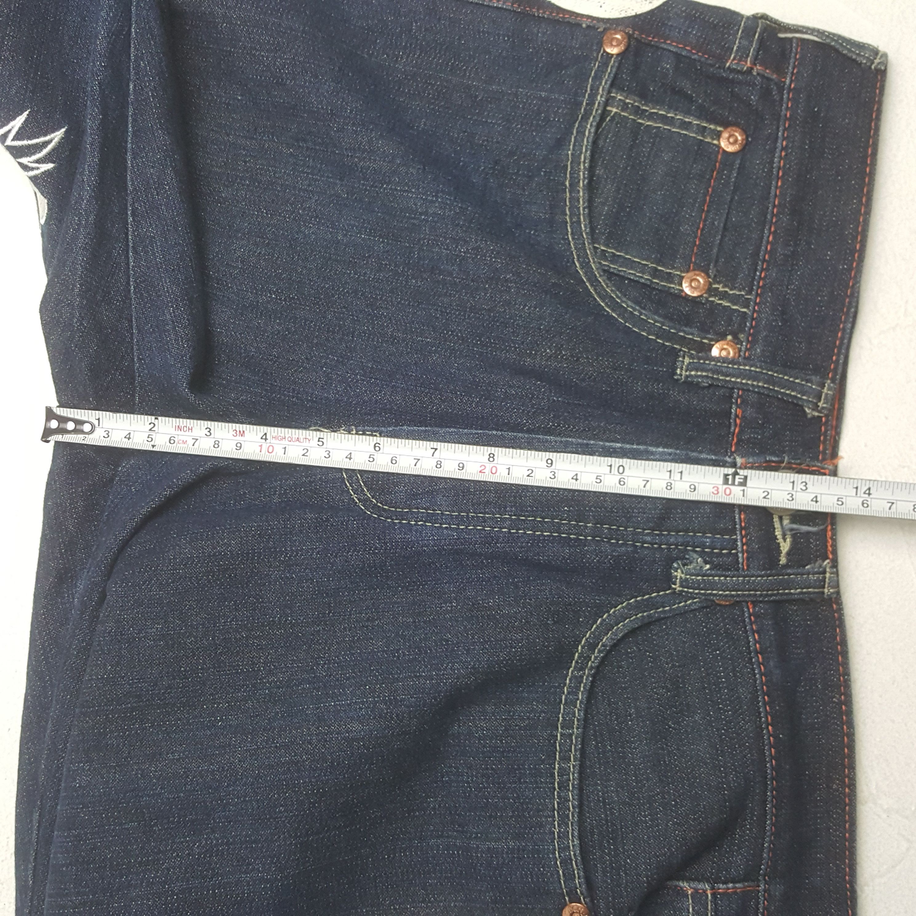 Ed Hardy × Vintage Vintage Ed Hardy Rare Design Denim Jeans Size US 30 / EU 46 - 8 Thumbnail