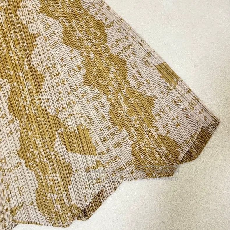 Issey Miyake Issey Miyake size:3 Vintage Bread Recipe Midi Skirt Size 22" - 5 Thumbnail