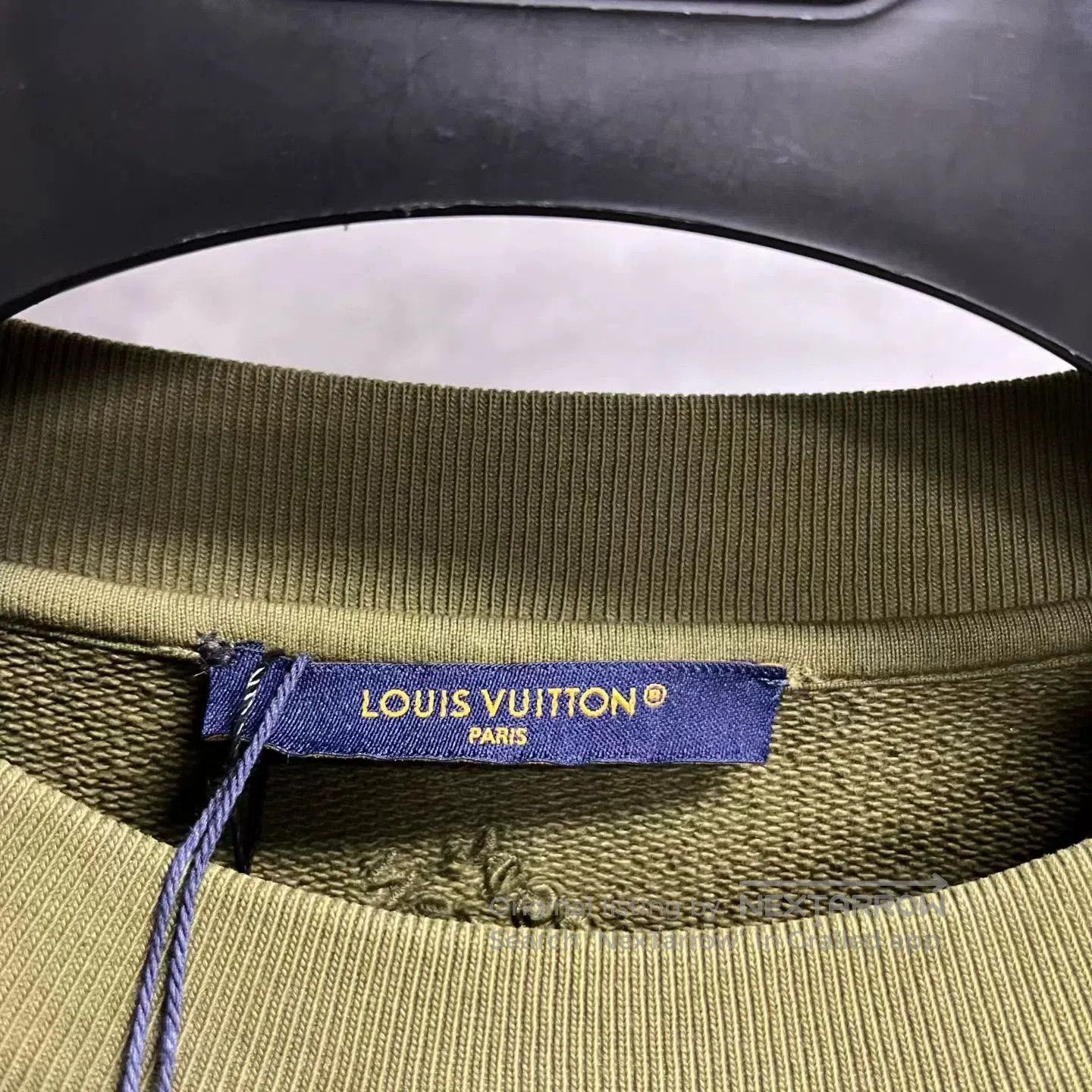 Louis Vuitton Louis Vuitton 2024 Military Green Logo Sweatshirt. Size US L / EU 52-54 / 3 - 2 Thumbnail