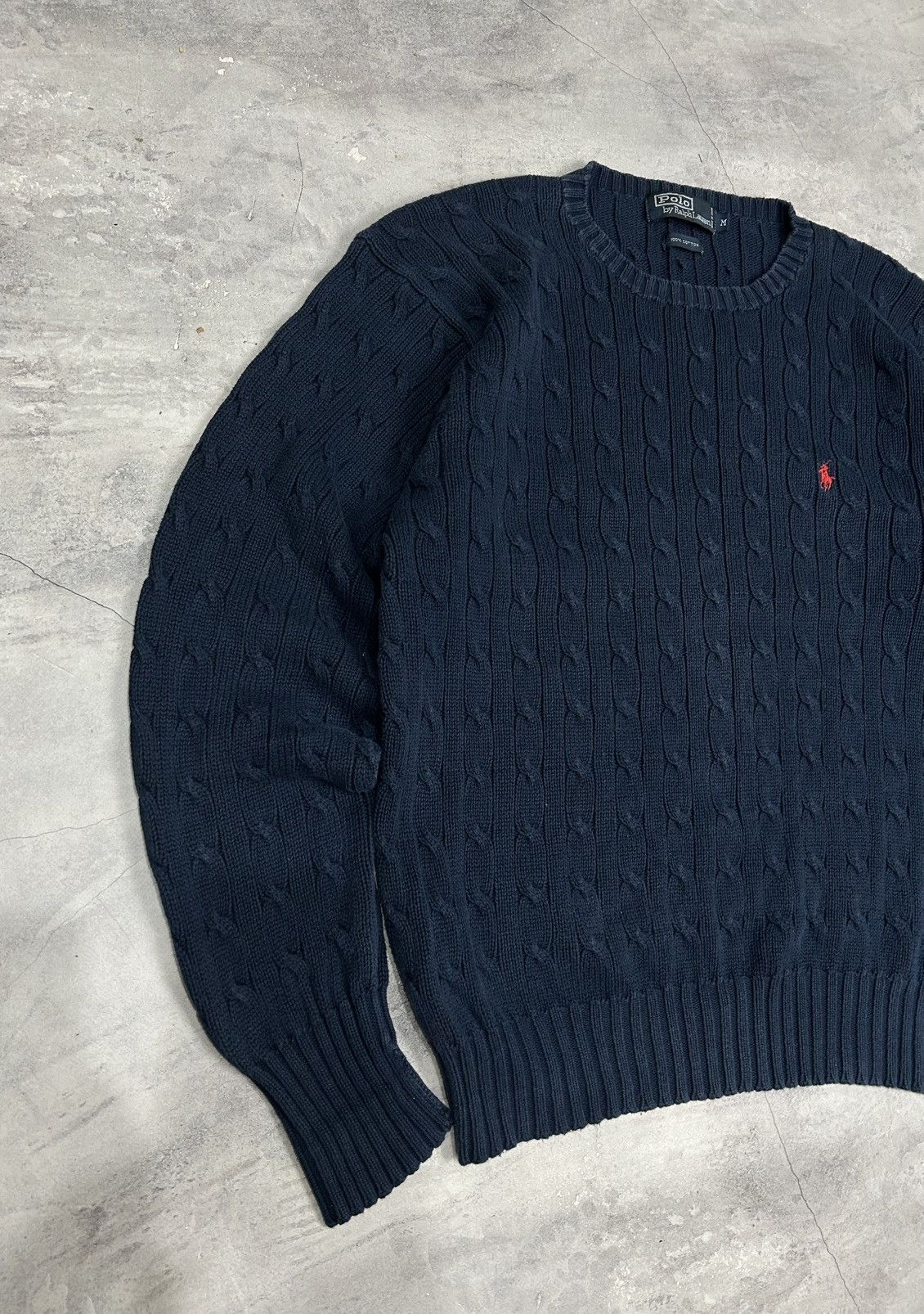 Polo Ralph Lauren × Vintage Vintage Knit Polo Ralph Lauren Sweatshirt Oldmoney Size Size US M / EU 48-50 / 2 - 2 Thumbnail