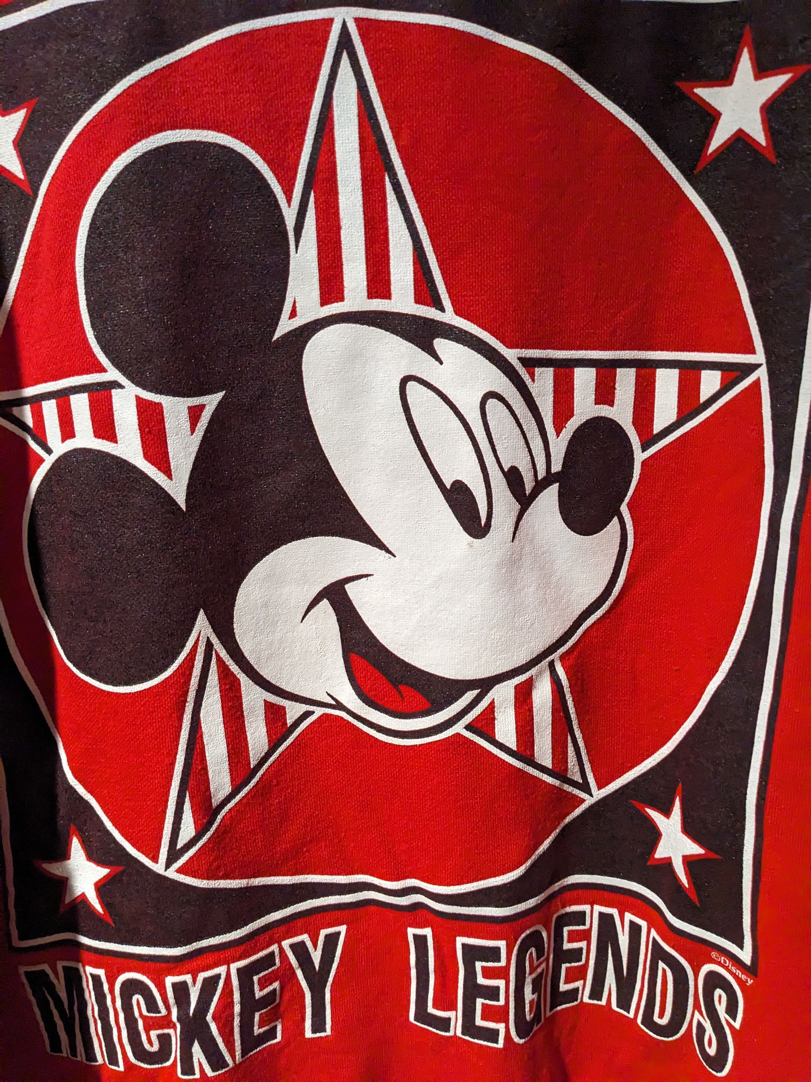 Mickey Mouse × Vintage Vintage 90s Mickey Mouse Legends Lightweight Sweatshirt Size US XXL / EU 58 / 5 - 2 Thumbnail