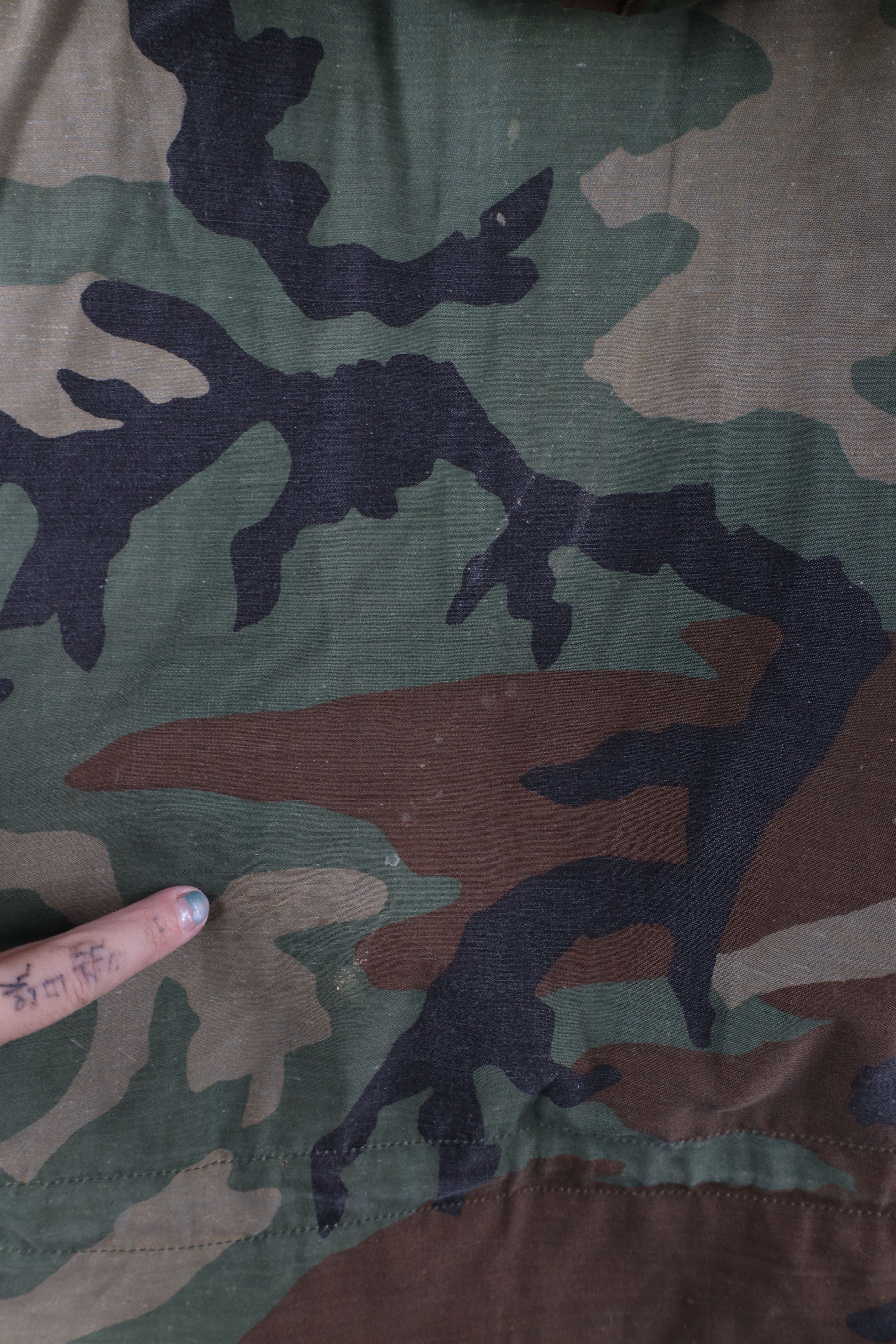 Alpha Industries × Vintage Vintage 80s Alpha Industries Camouflage Field Jacket Size US M / EU 48-50 / 2 - 9 Thumbnail