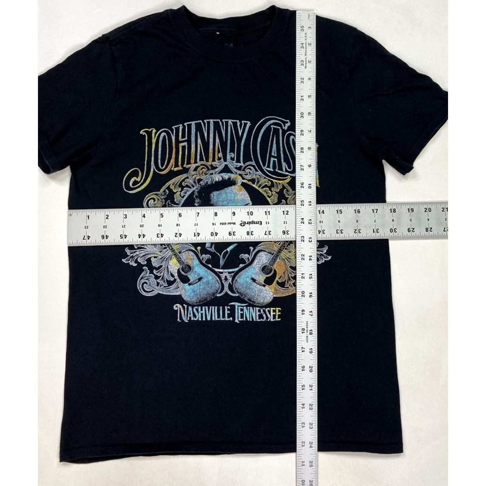 Vintage VINTAGE Johnny Cash Nashville Tennessee Graphic T-shirt Women Medium Short Sleeve Music Size M / US 6-8 / IT 42-44 - 5 Thumbnail