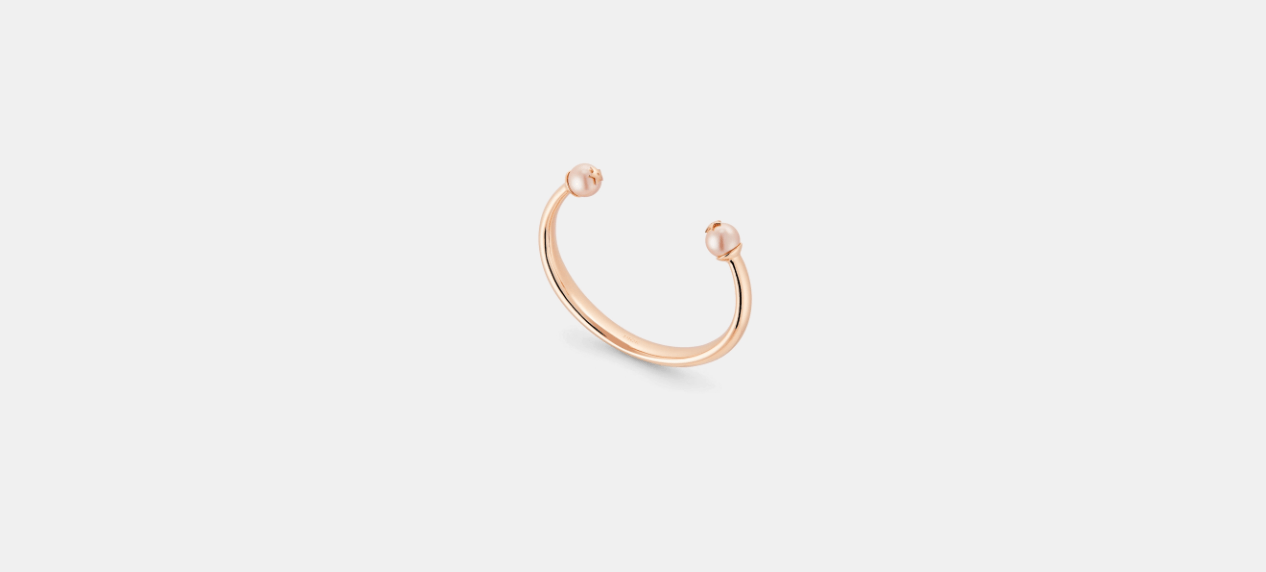 image of O1W1Db10424 Size: Os Dior Tribales Bangle In Pink, Women's