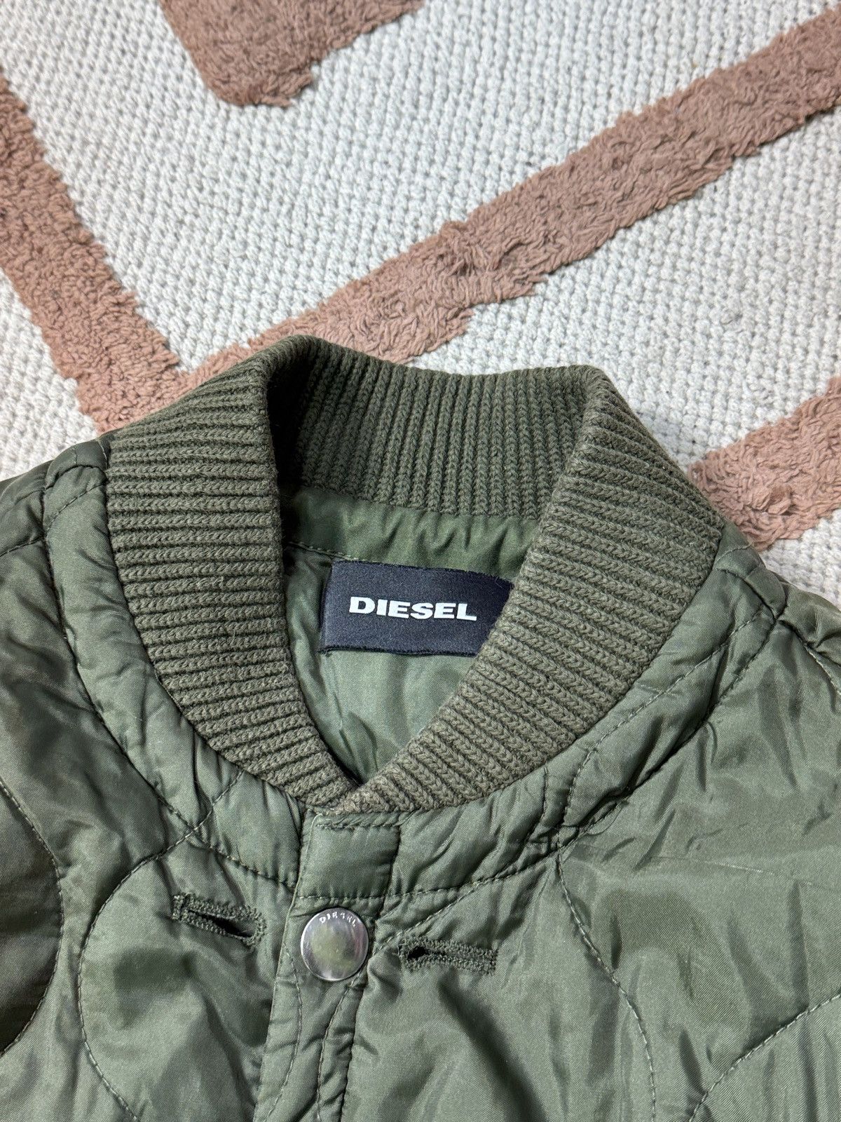 Diesel VINTAGE DIESEL 2000s QUILTED NYLON JACKET Size M / US 6-8 / IT 42-44 - 4 Thumbnail