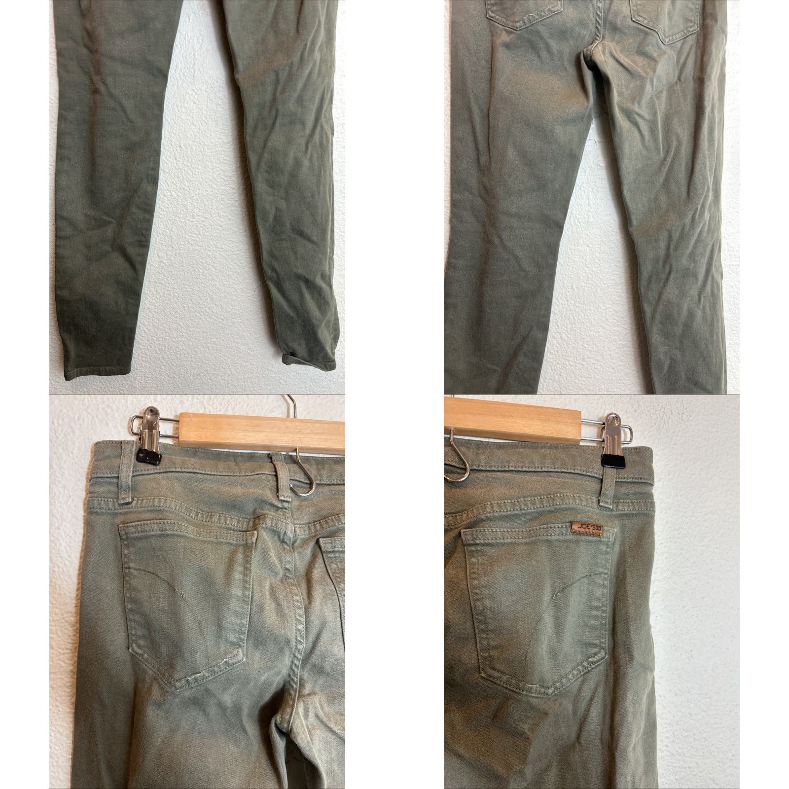 Vintage VINTAGE Joe’s Jeans Jeans Womens 27 28x31 Green Skinny USA Stretch Made in USA Womens Size 27" / US 4 / IT 40 - 8 Thumbnail