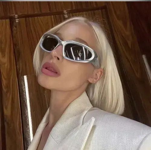 Electric Visual × Japanese Brand Unisex trendy summer sunglasses punk minimalist eyewear Size ONE SIZE - 1 Thumbnail