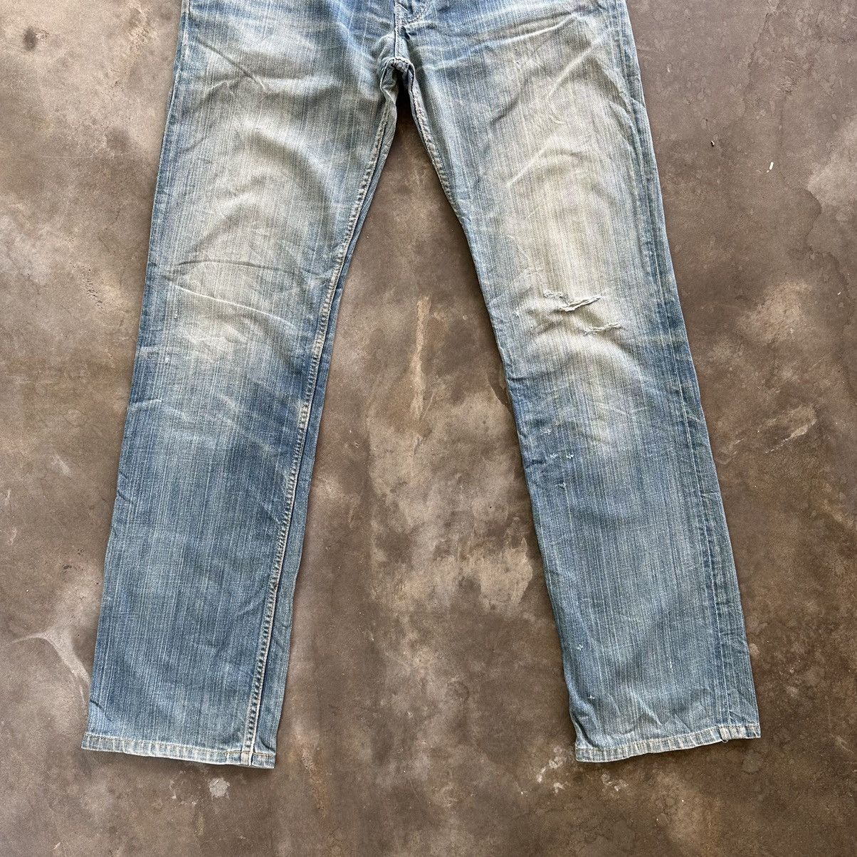 Japanese Brand W32 Vintage Banana Republic Redline Faded Denim Jean Pant Size US 32 / EU 48 - 2 Thumbnail