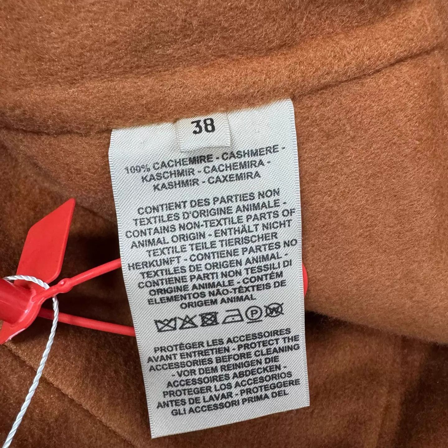 Hermes Hermes caramel short cashmere coat 38 new with tags Size S / US 4 / IT 40 - 7 Thumbnail