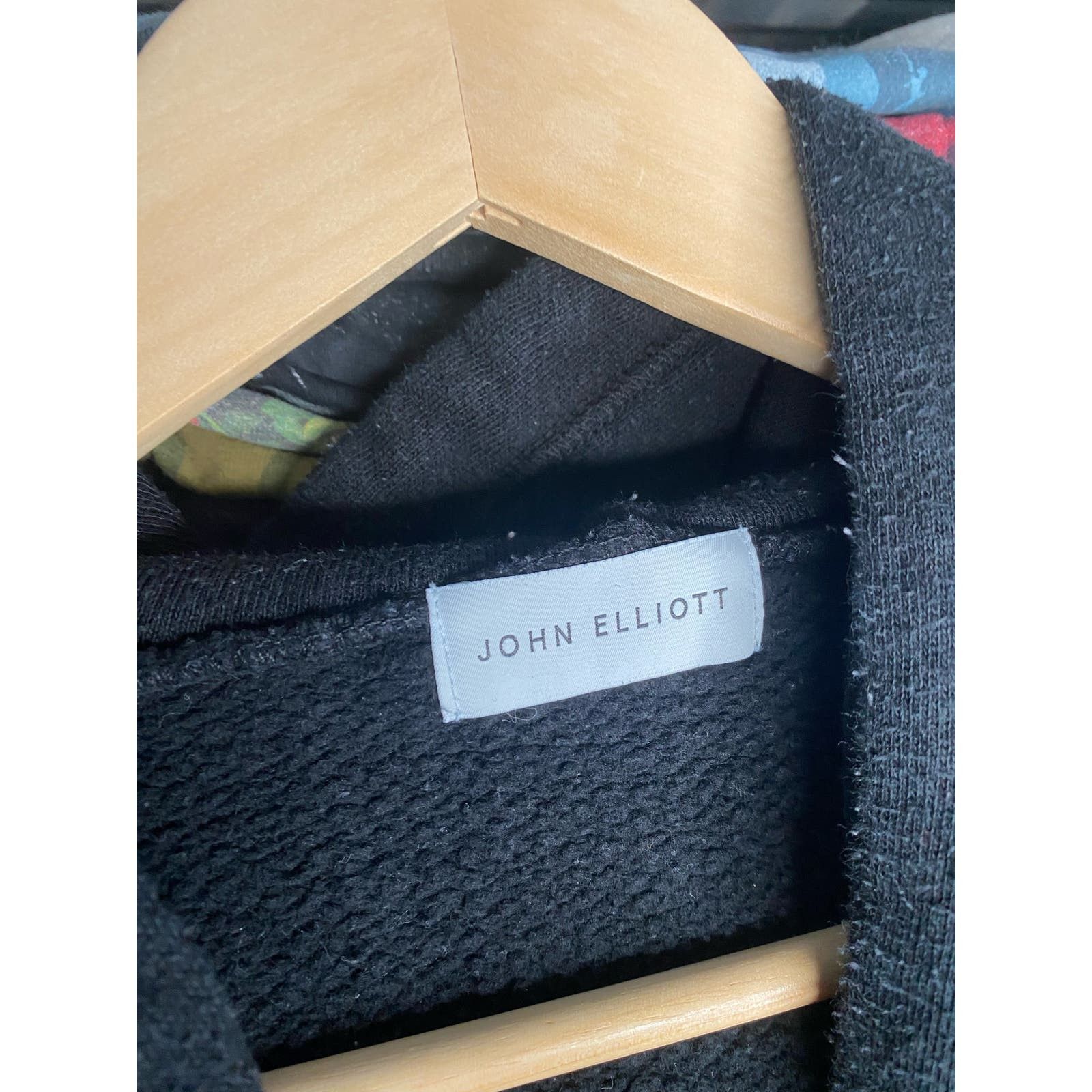 John Elliott John Elliott Black Men’s XL Pullover Hoodie Sweatshirt Size US XL / EU 56 / 4 - 2 Thumbnail