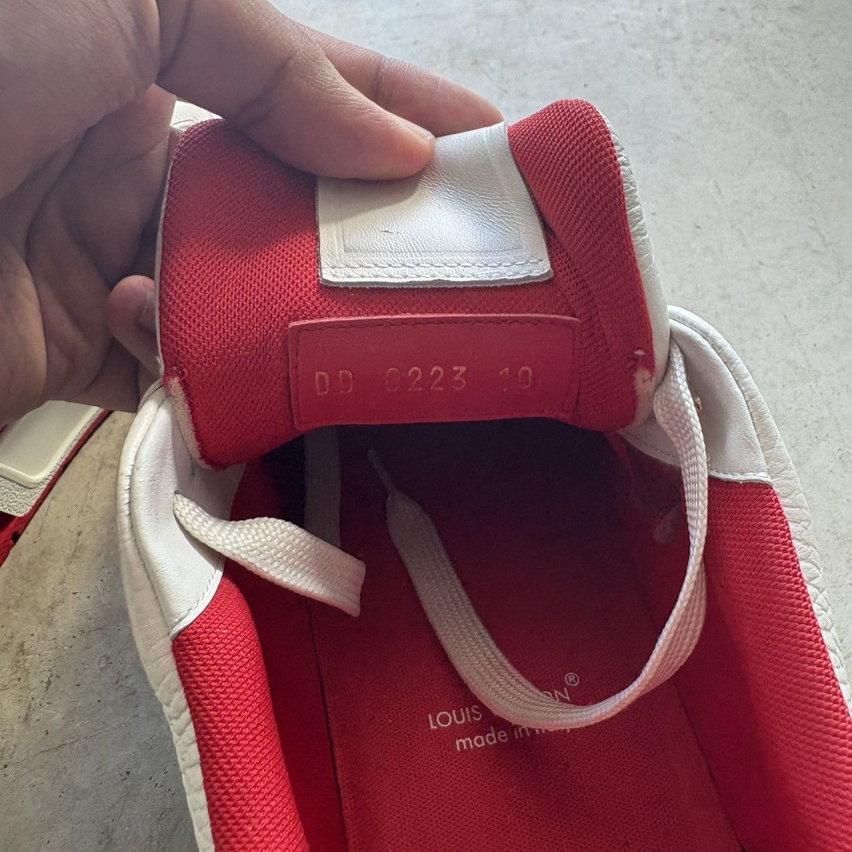 Louis Vuitton Louis Vuitton Trainer Red Size US 11.5 / EU 44-45 - 6 Thumbnail