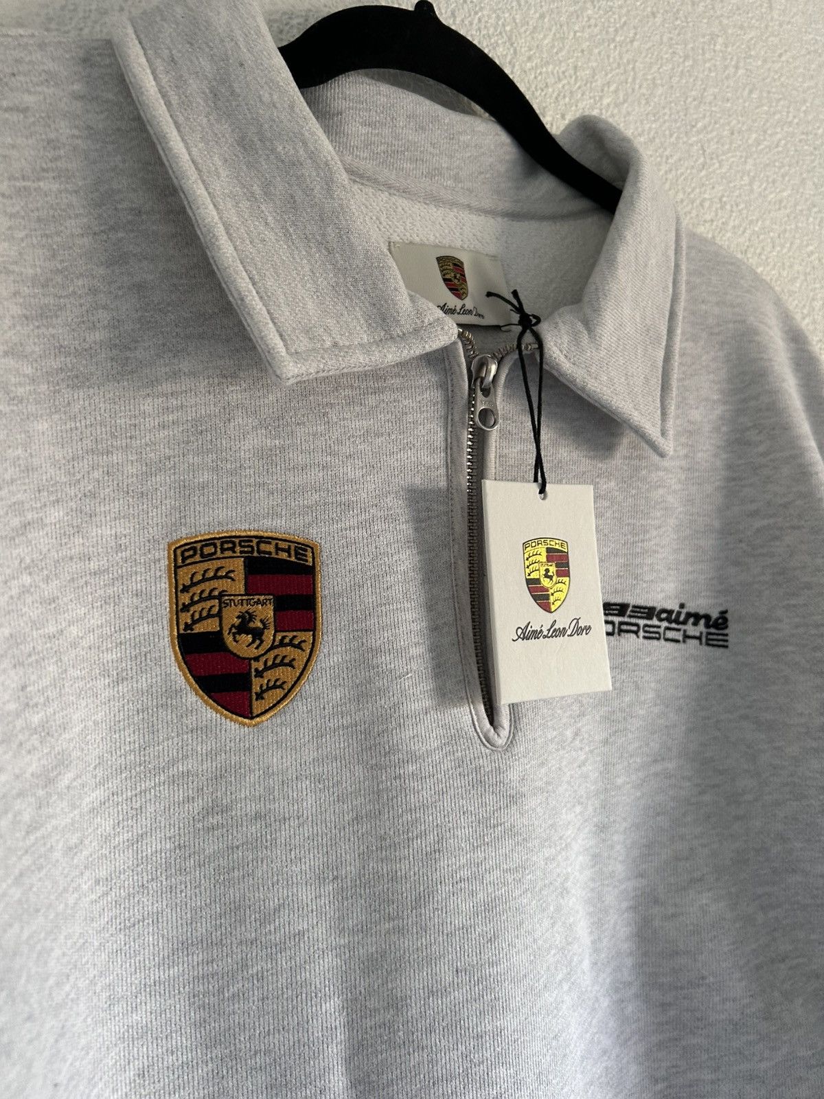 Aime Leon Dore × Porsche Design Aimé leon dore / Porsche 993 Quarter Zip Pullover Size US L / EU 52-54 / 3 - 3 Thumbnail