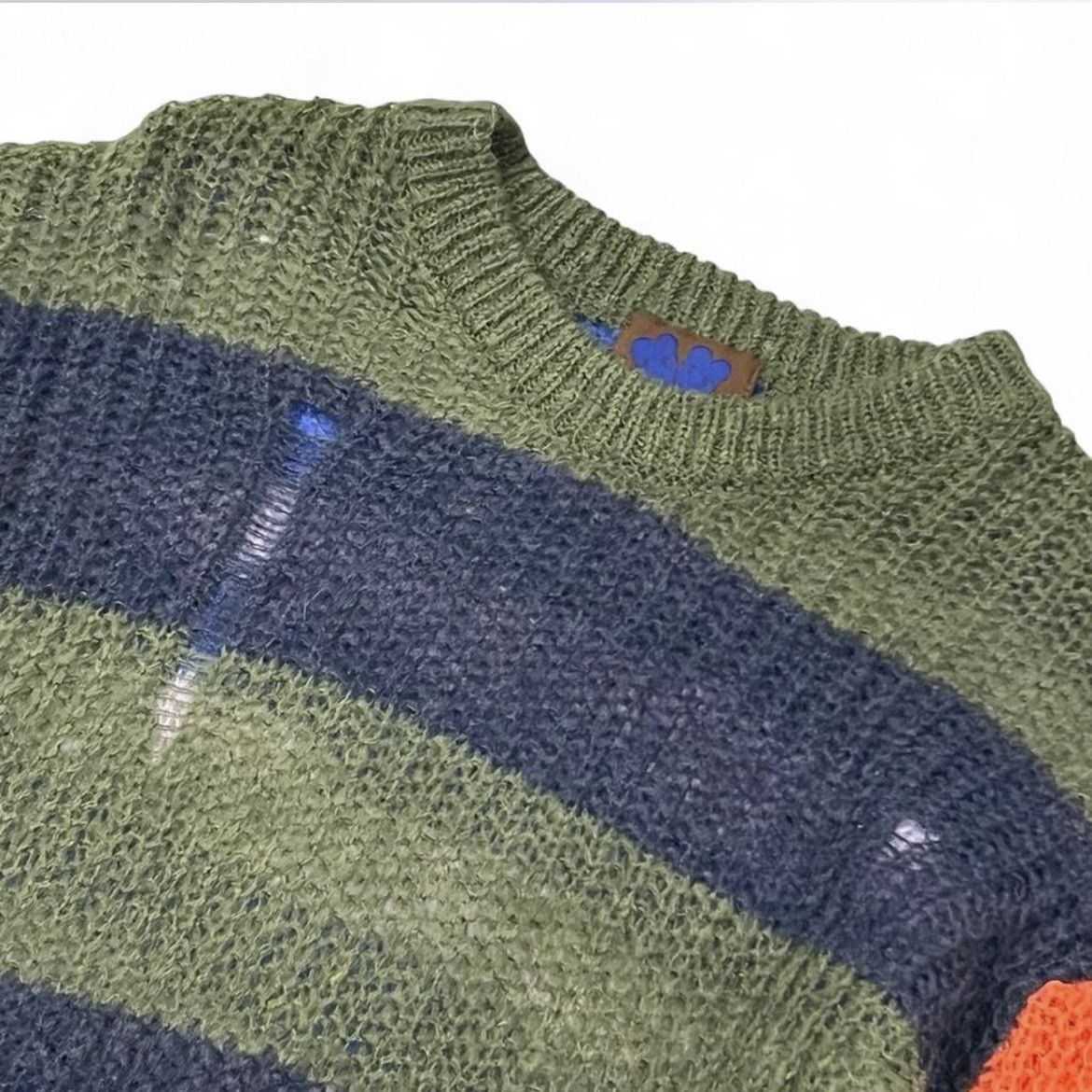 Heaven by Marc Jacobs Striped Crew Neck Pullover Size US M / EU 48-50 / 2 - 4 Thumbnail