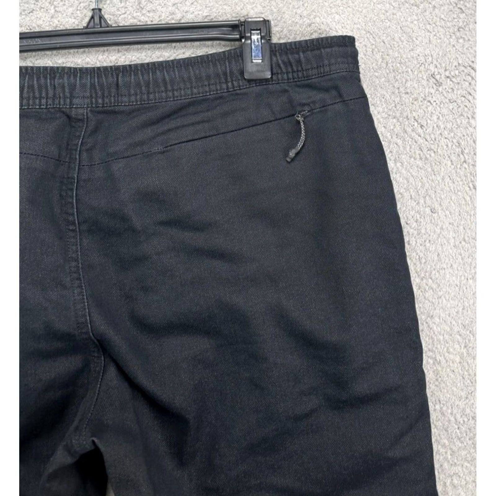 Express Express Pants Mens 34 Black Jogger Stretch Drawstring Elastic Waist Tapered Leg Jeans & Pants Size US 34 / EU 50 - 7 Thumbnail