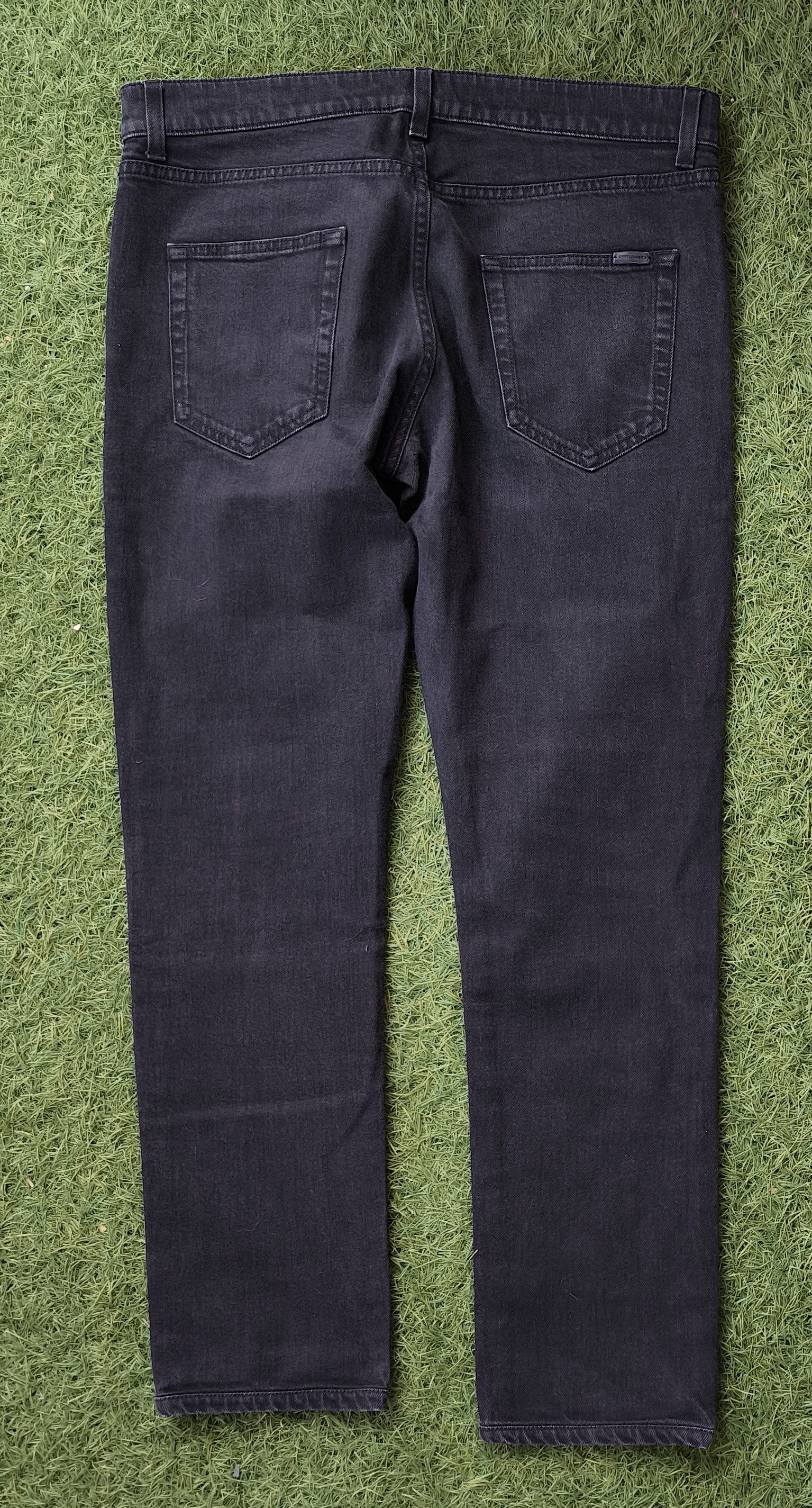 Saint Laurent Paris Saint Laurent Paris D02 Black Skinny Jeans Tagged 33 Fits 36 Size US 33 - 9 Thumbnail