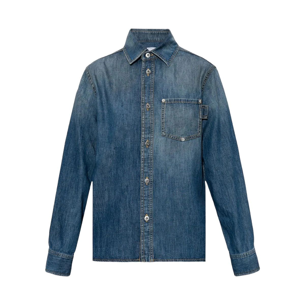 Bottega Veneta Denim carpenter button shirt Size US S / EU 44-46 / 1 - 2 Thumbnail