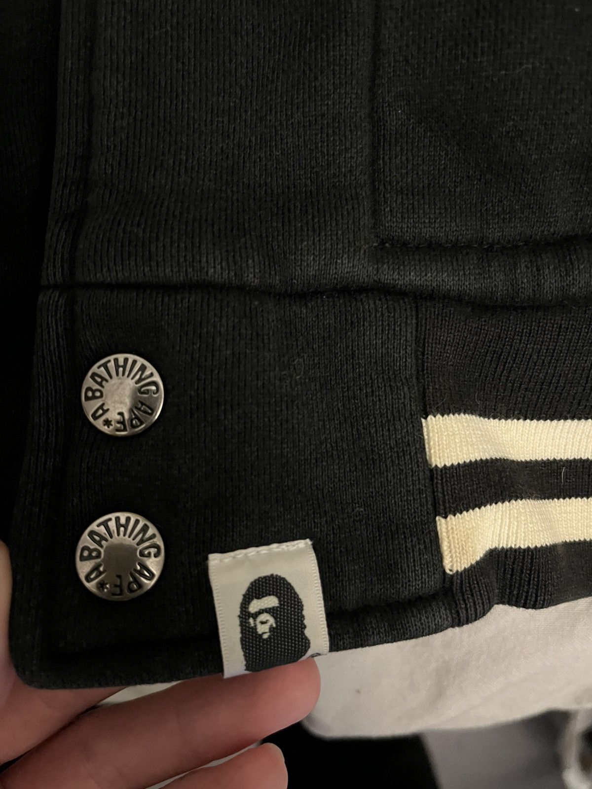 Bape Bape tiger varsity jacket hoodie black Size US L / EU 52-54 / 3 - 5 Thumbnail