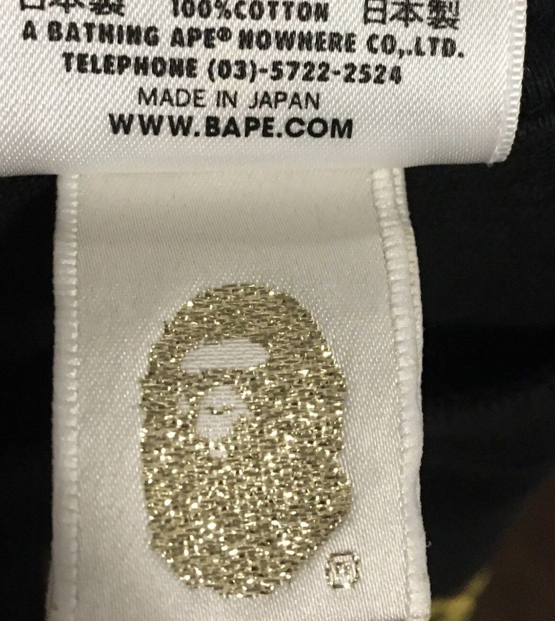 Bape Bape camo logo tee shirt Size US S / EU 44-46 / 1 - 5 Thumbnail