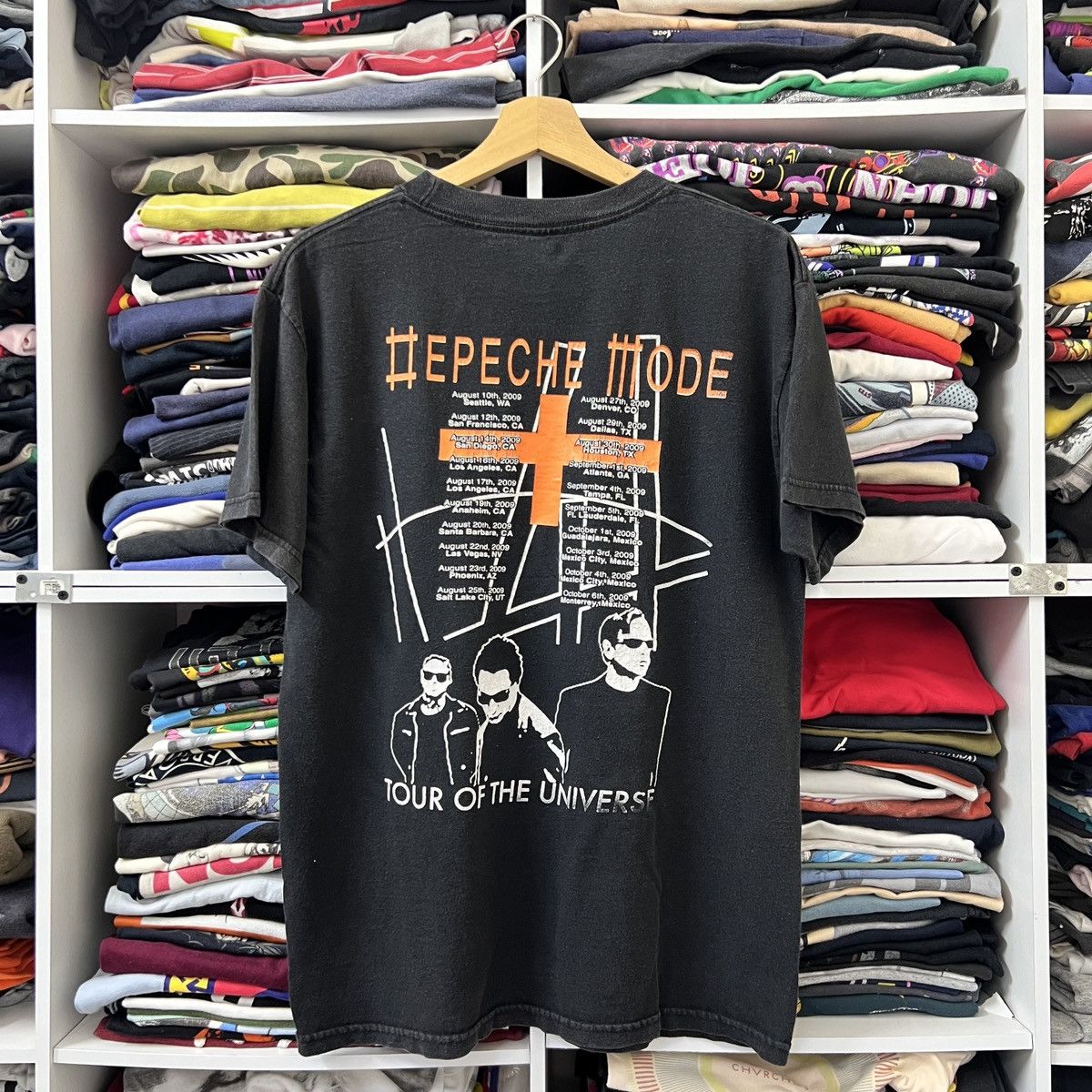 Band Tees VTG DEPECHE MODE TOUR OF THE UNIVERSE Size US M / EU 48-50 / 2 - 2 Thumbnail