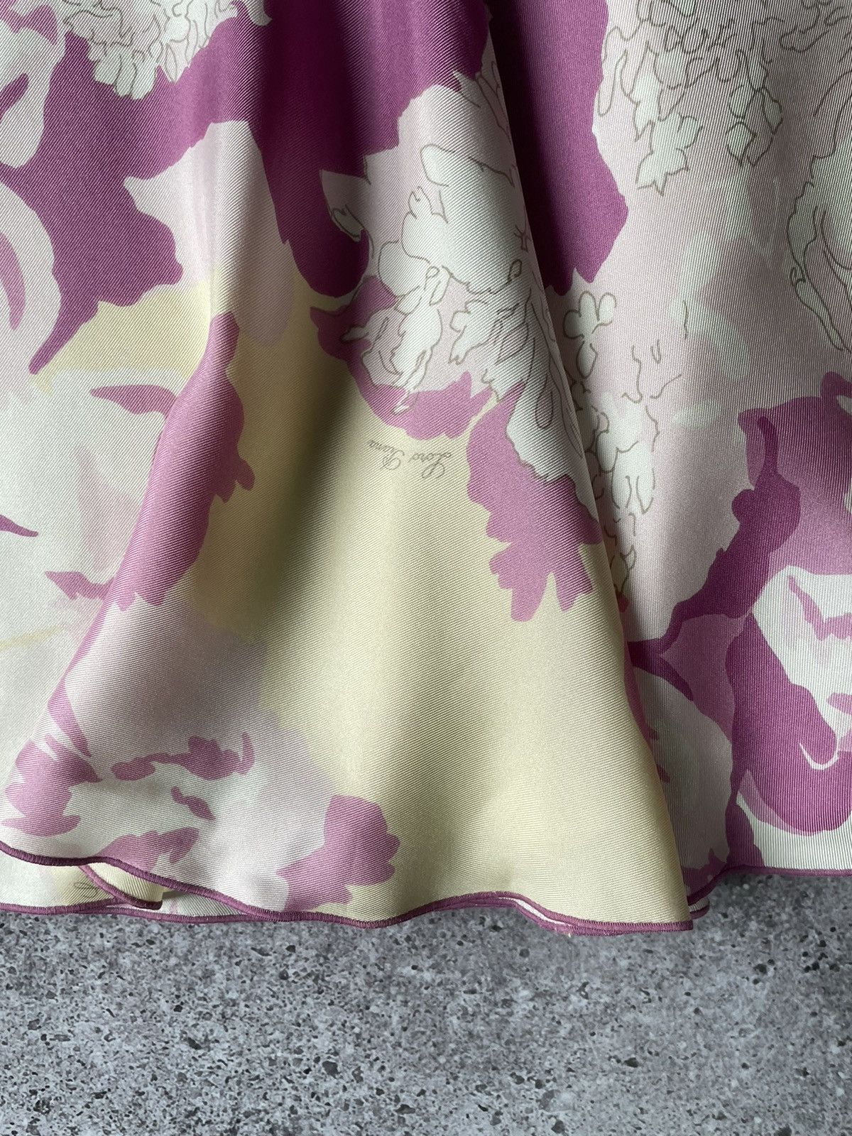 Loro Piana Loro Piana 100% Silk Floral Skirt Made In Italy Size 30" / US 8 / IT 44 - 5 Thumbnail