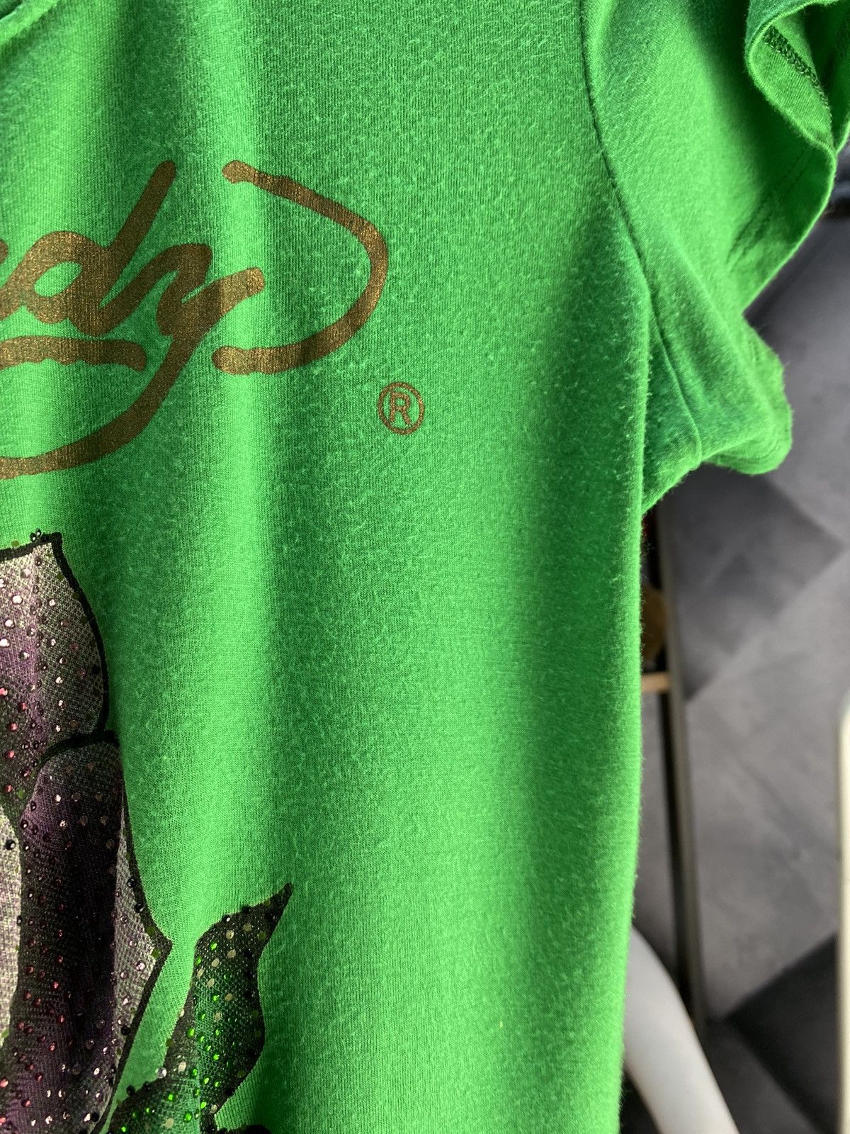 Christian Audigier × Ed Hardy Ed Hardy By Christian Audigier Womens Green T-Shirt Size S / US 4 / IT 40 - 19 Thumbnail