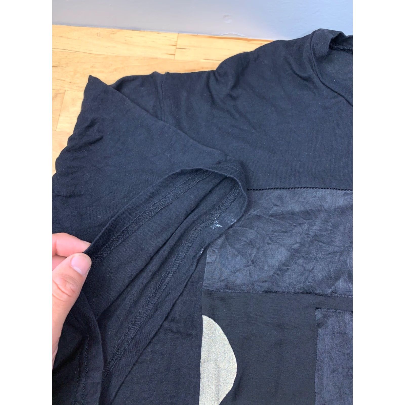 Stine Goya Stine Goya Womens T-Shirt Dress M/L Black Abstract Design Size M / US 6-8 / IT 42-44 - 6 Thumbnail