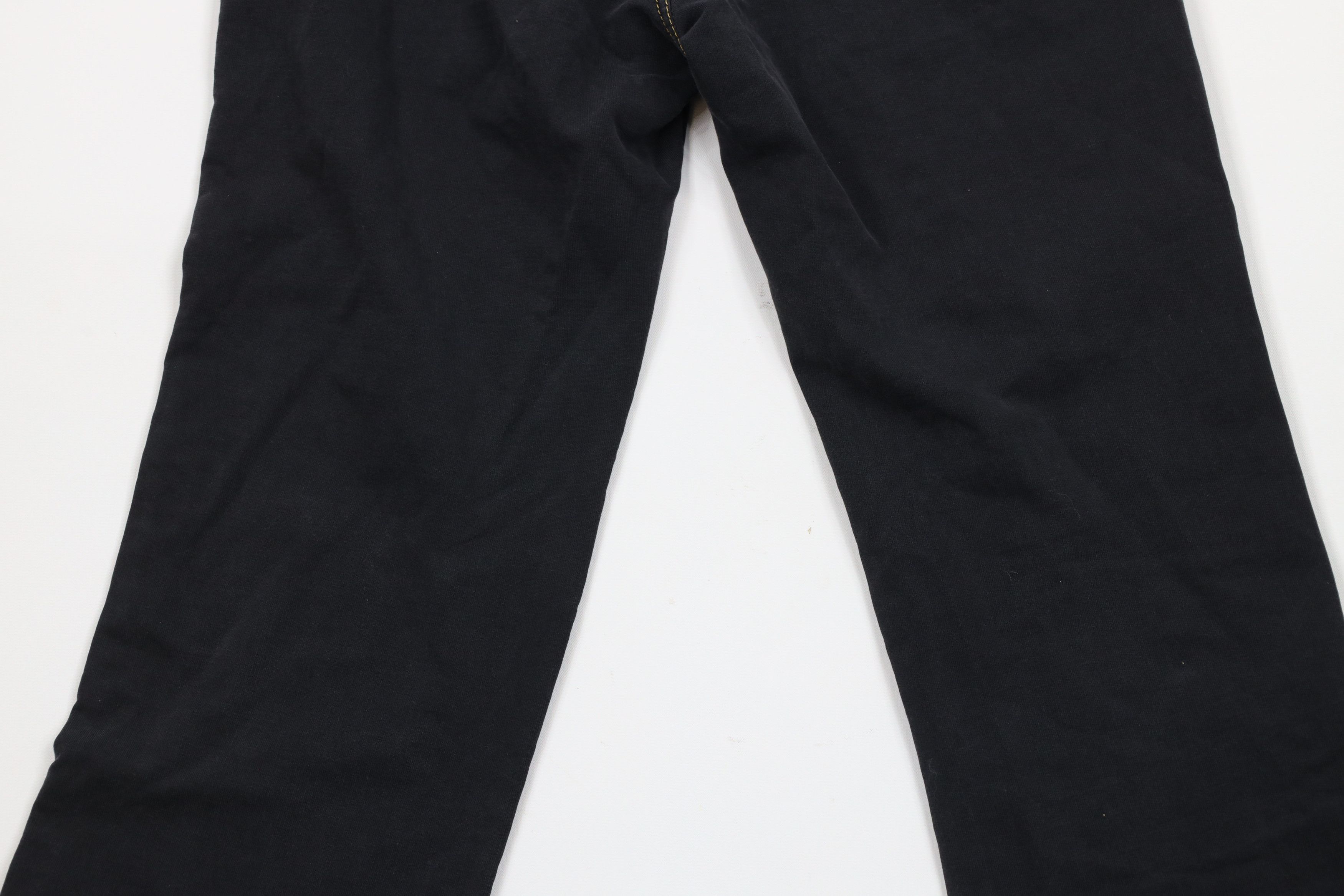 Vintage Vintage 90s Y2K Streetwear Babydoll Wide Leg Pants Black Size 27" / US 4 / IT 40 - 11 Thumbnail