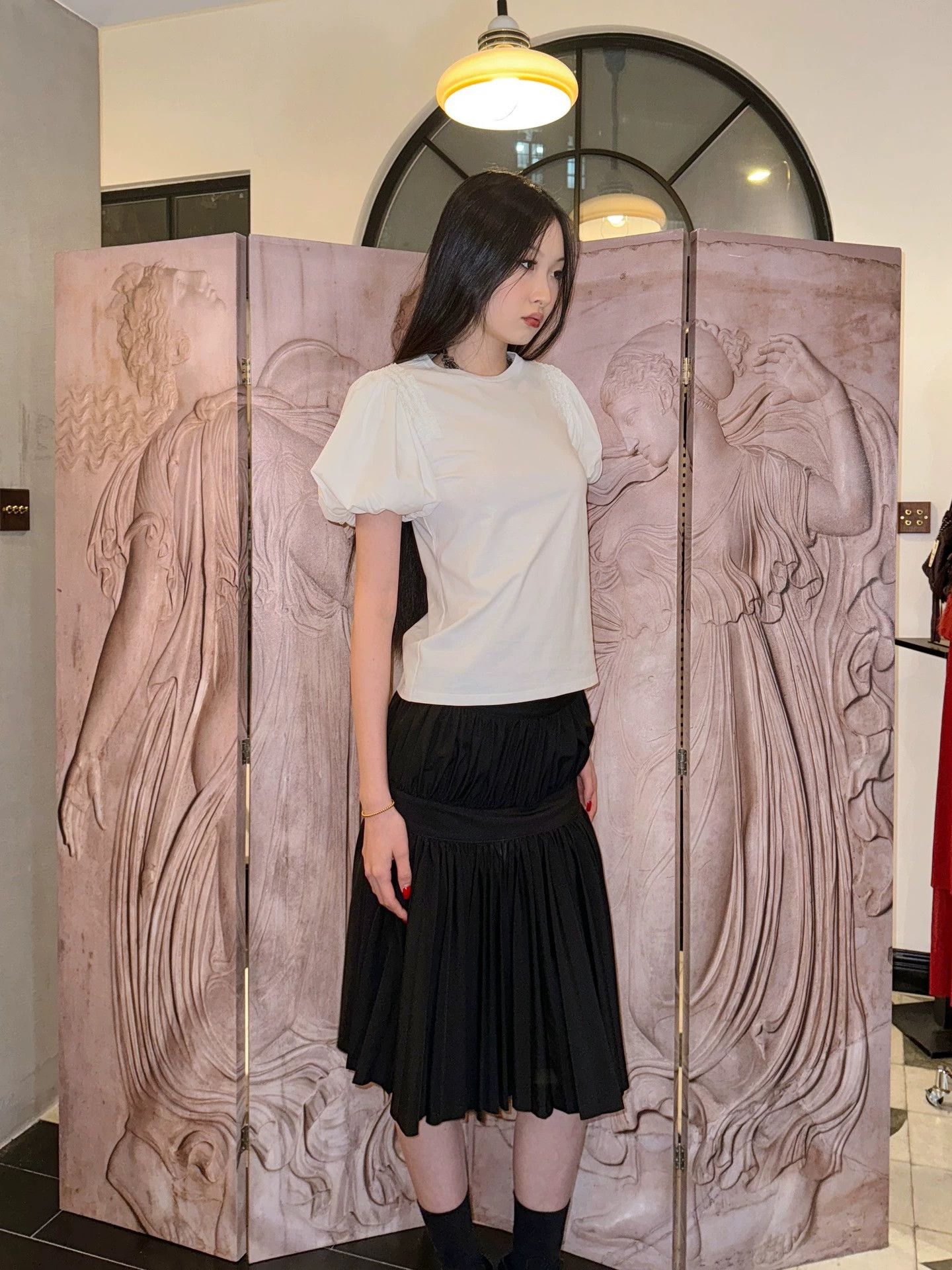 Alexander McQueen McQueen Puffed Bud Sleeve Waisted T-Shirt Vintage 38 Size XS / US 0-2 / IT 36-38 - 5 Thumbnail