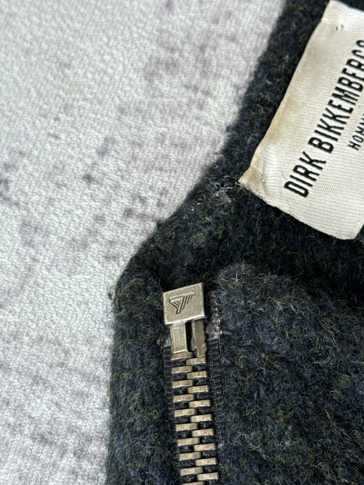 Dirk Bikkembergs Dirk Bikkembergs Hommes Sleeve Zipped Wool Punk Riot Shirt Size US S / EU 44-46 / 1 - 6 Thumbnail