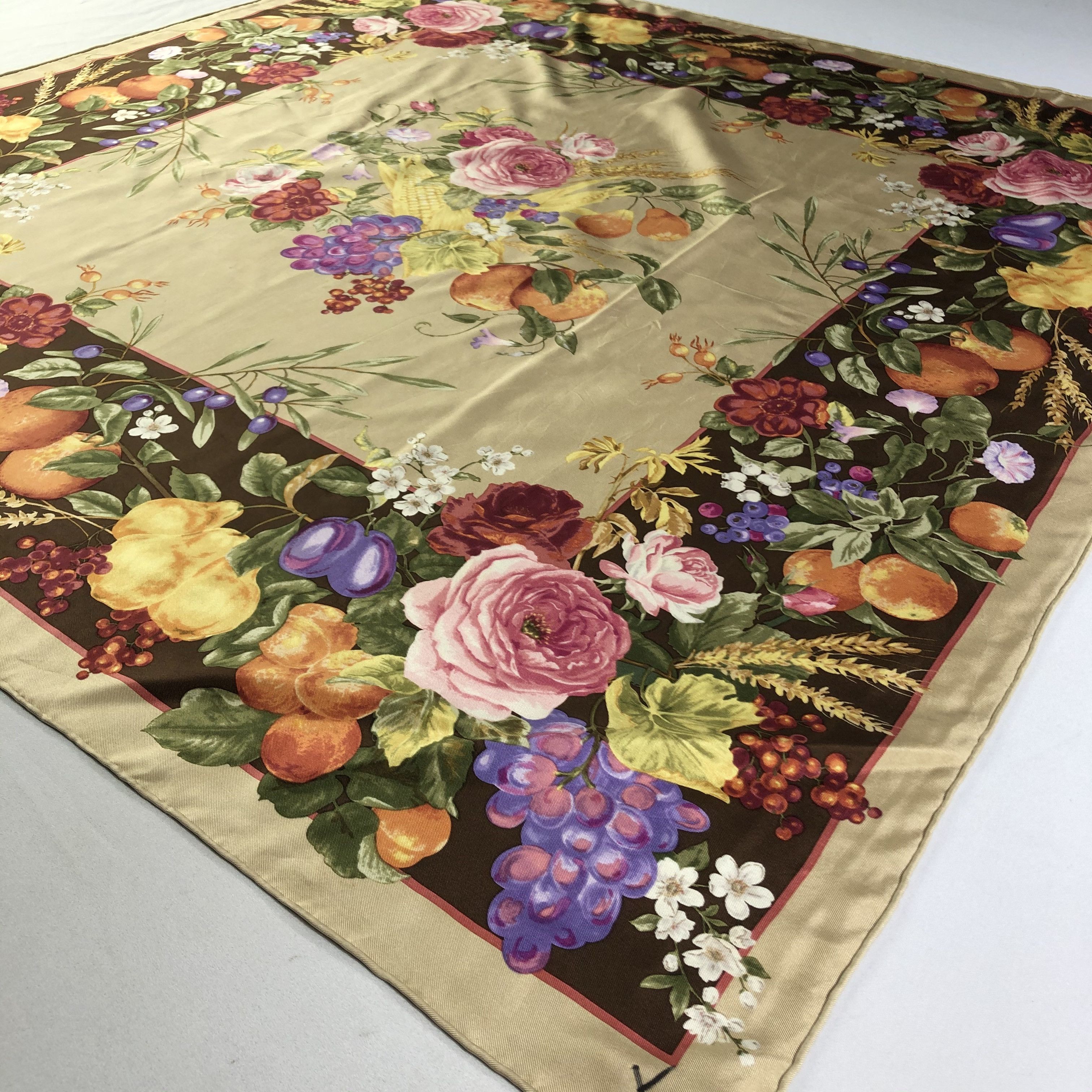 Vintage Vintage Silk Scarf Size ONE SIZE - 3 Thumbnail