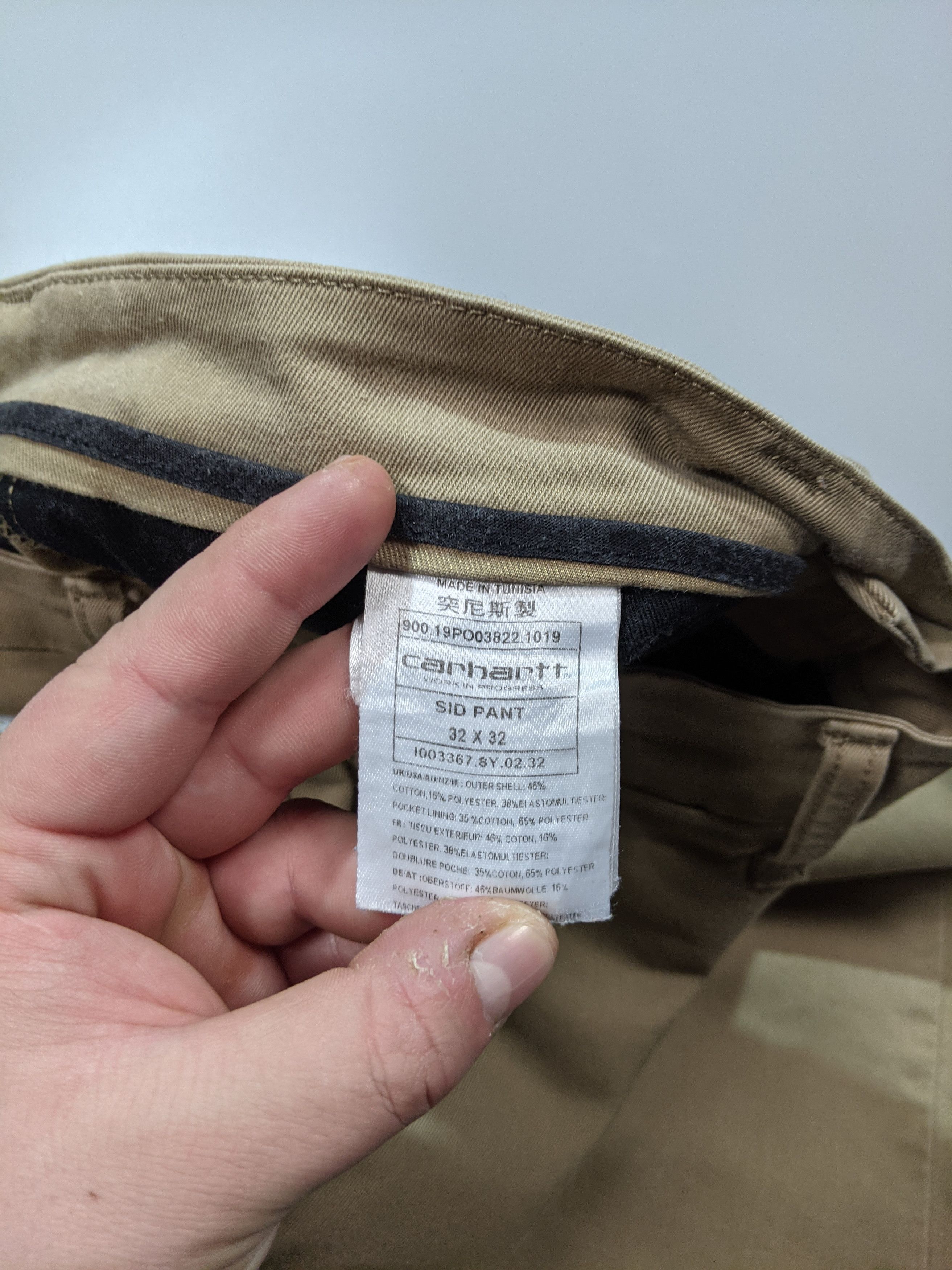 Carhartt Wip × Vintage Carhartt WIP Vintage Men's Tapered Bottom Beige Sid Pants Size US 32 / EU 48 - 10 Thumbnail