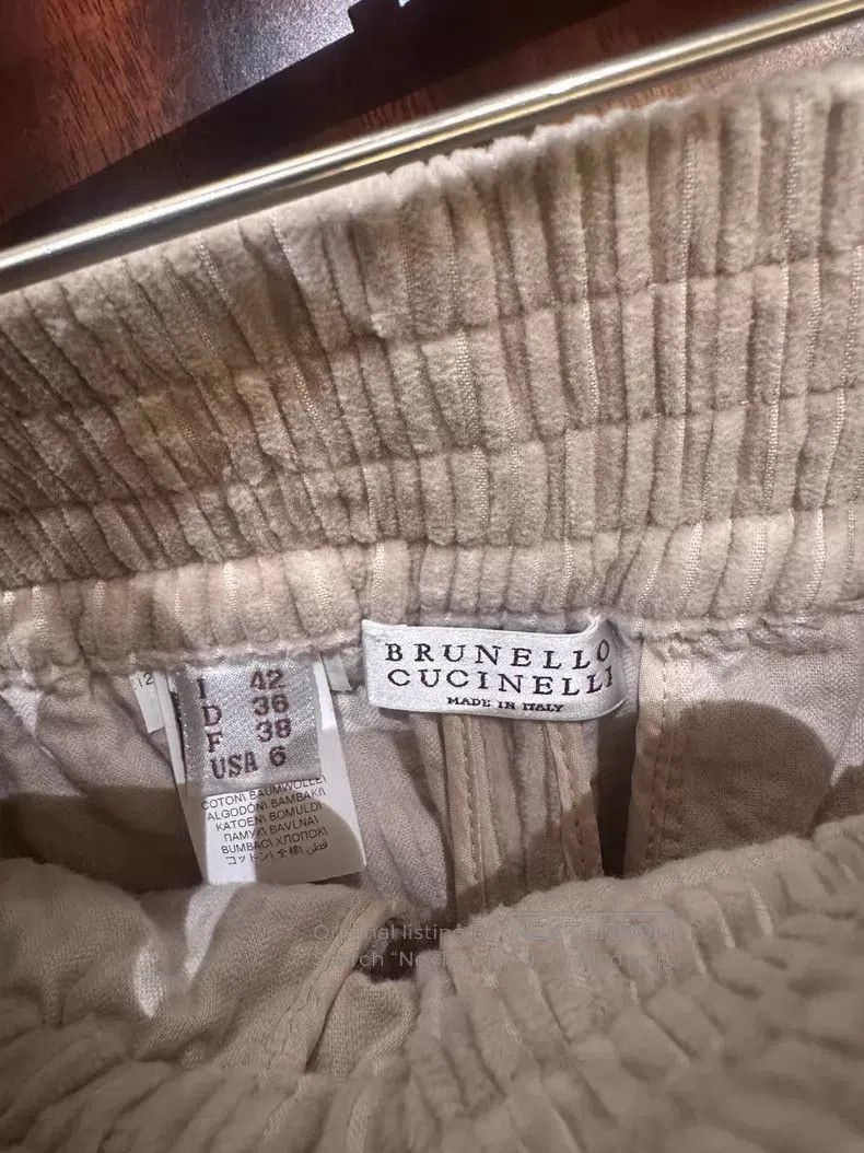 Brunello Cucinelli Brunello Cucinelli Corduroy Casual Pants Size 27" / US 4 / IT 40 - 3 Thumbnail