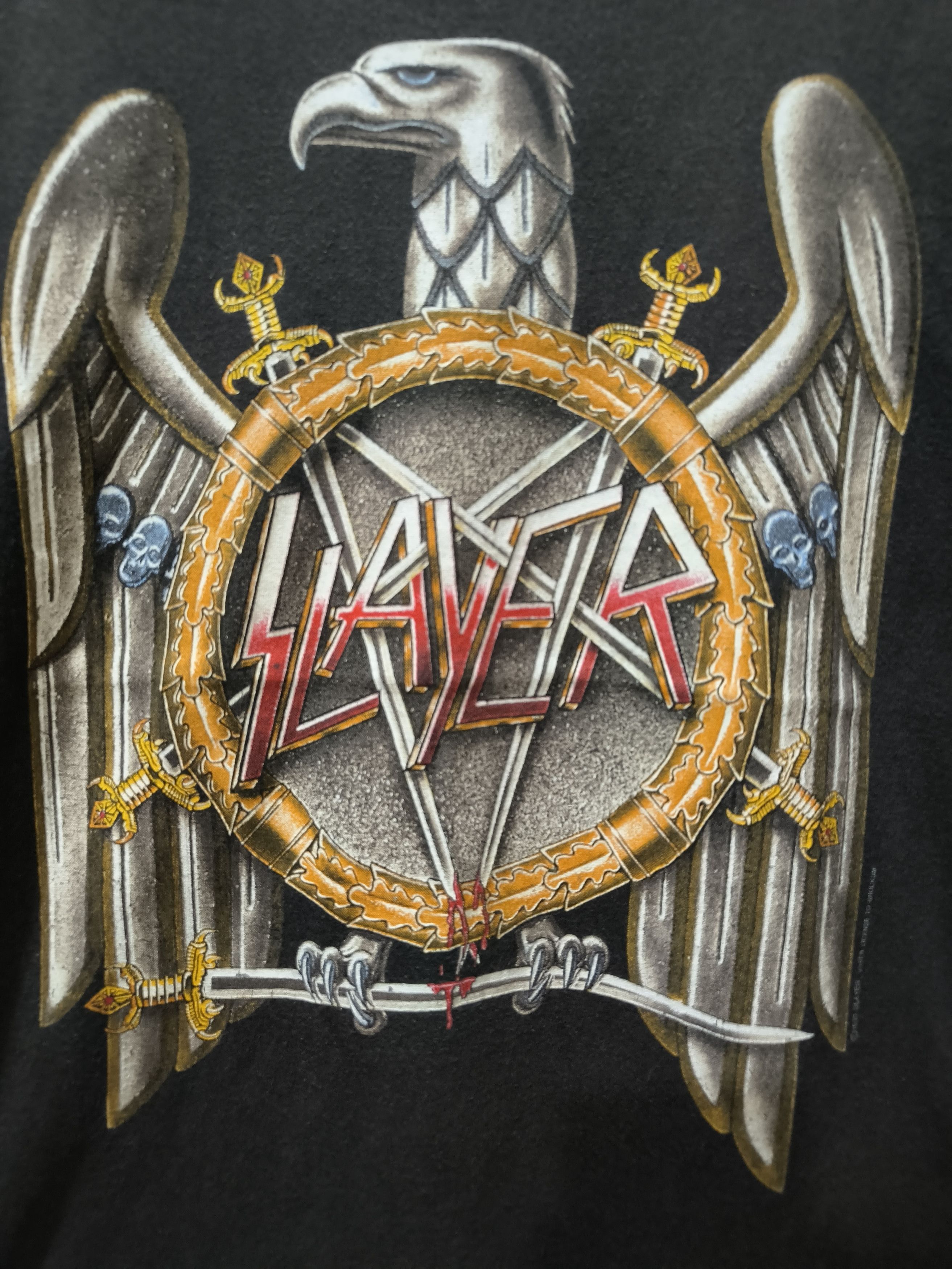 Other Vintage 90s Slayer (Seasons in the abyss) shirt Size US L / EU 52-54 / 3 - 2 Thumbnail