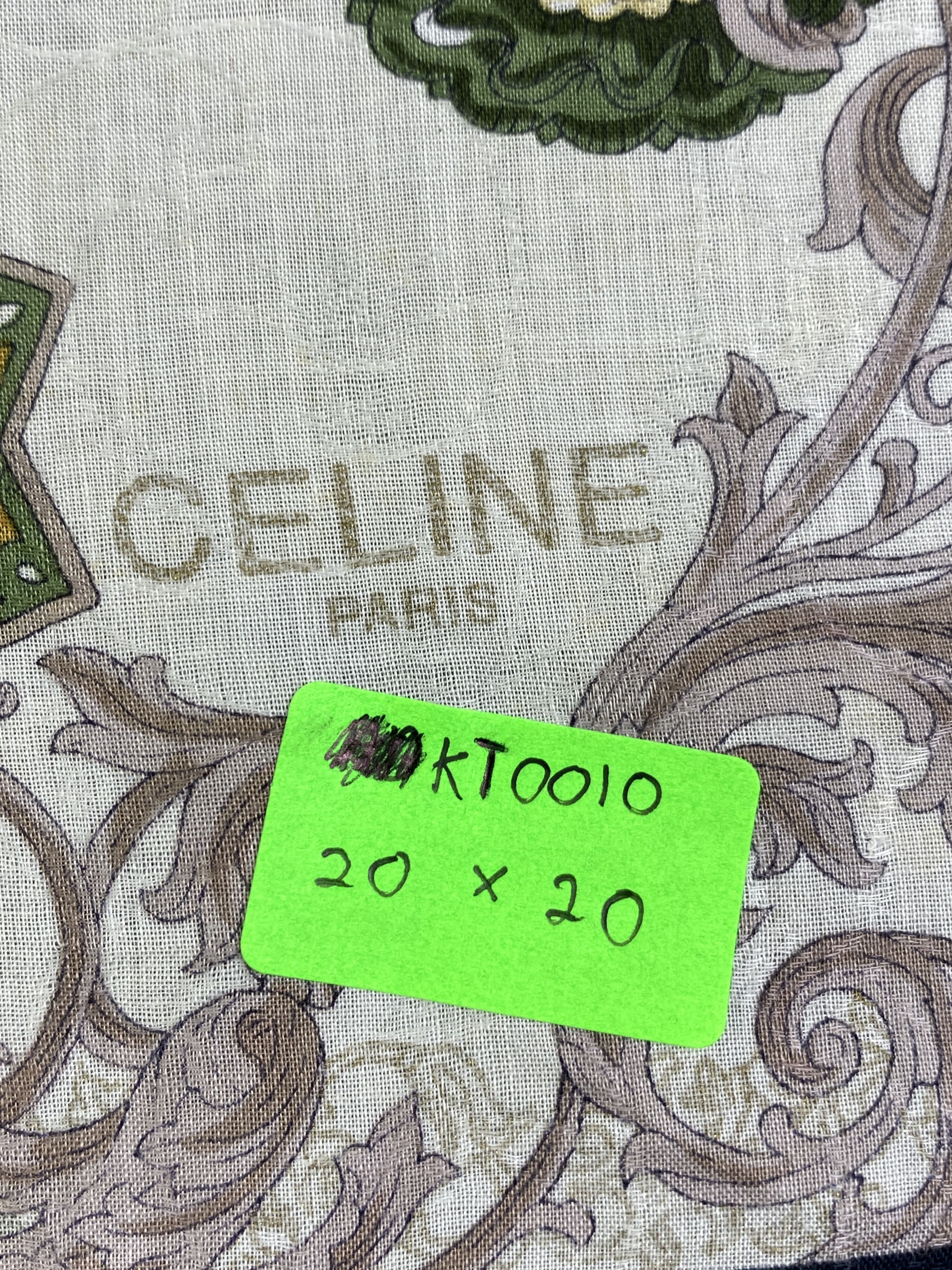 Celine Vintage Celine Handkerchief / Neckerchief KT0010 Size ONE SIZE - 8 Thumbnail