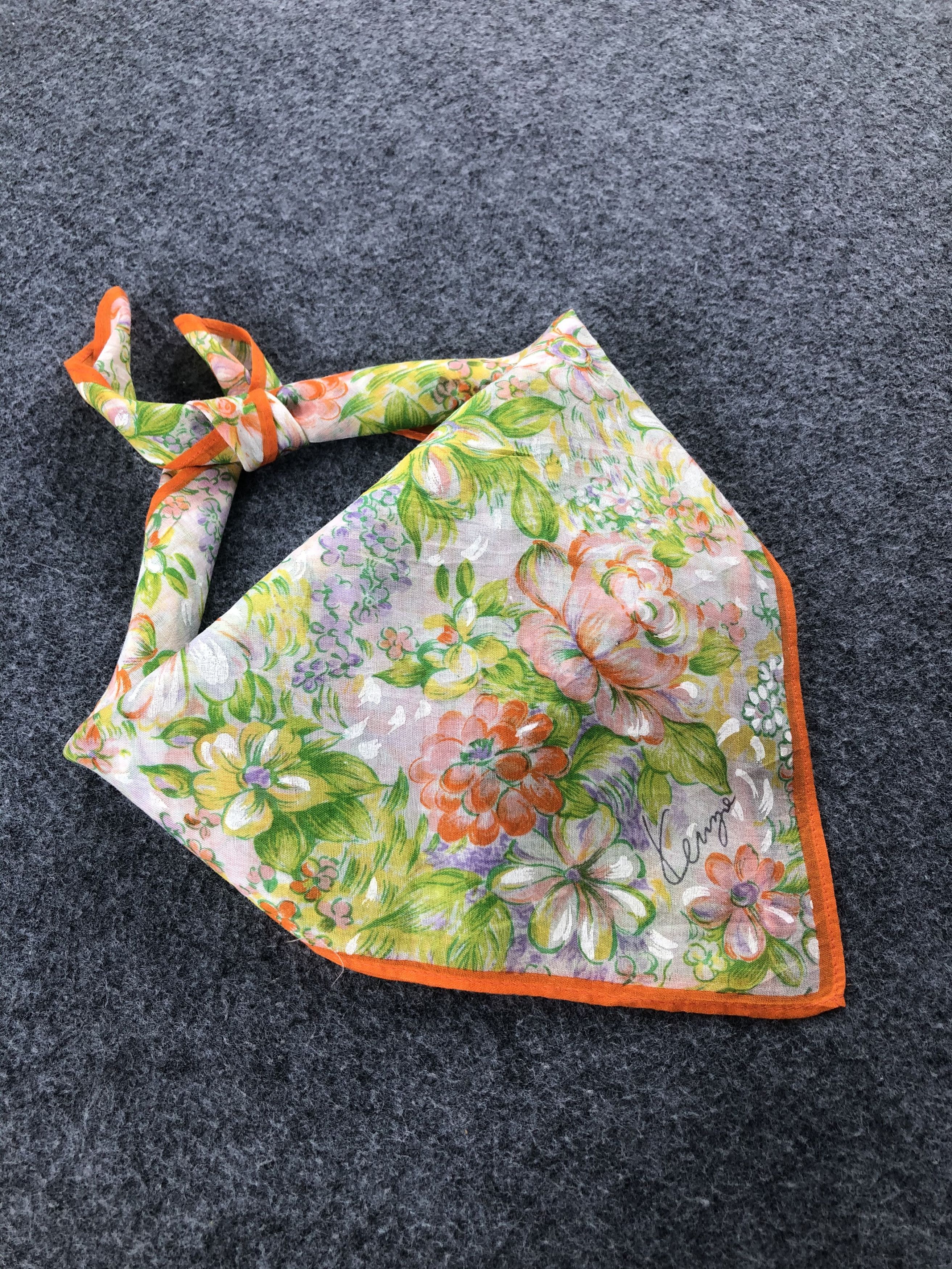 Kenzo × Vintage Kenzo Handkerchief / Bandana / Neckerchief Size ONE SIZE - 1 Thumbnail
