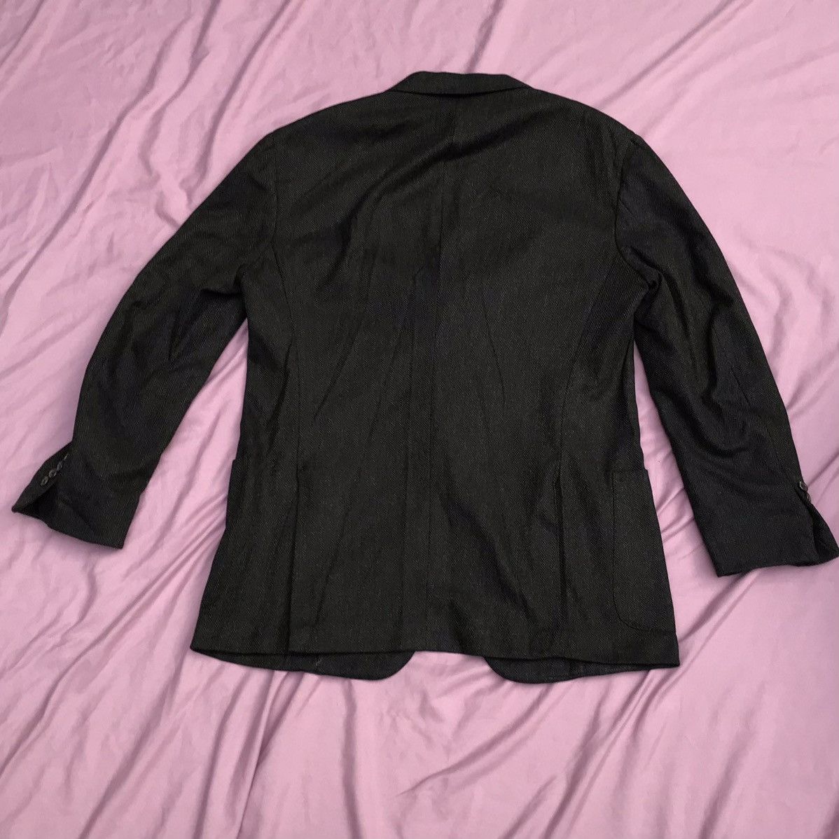 Hugo Boss PURE CASHMERE HUGO BOSS WOVEN HERRINGBONE BLAZER Size 50R - 16 Thumbnail
