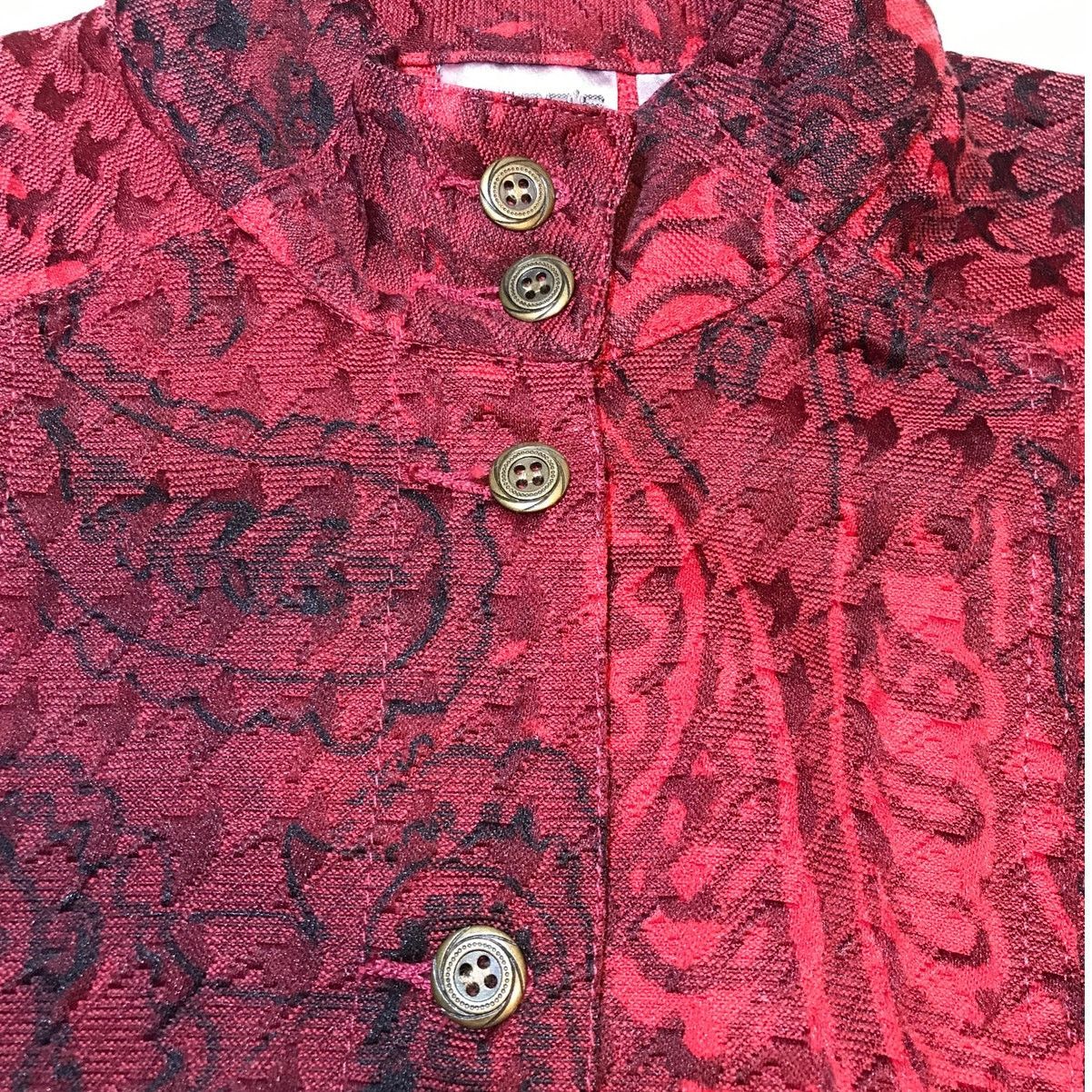 Chicos Chico’s Floral High Neck Long Sleeve Button Jacket M Size M / US 6-8 / IT 42-44 - 5 Thumbnail