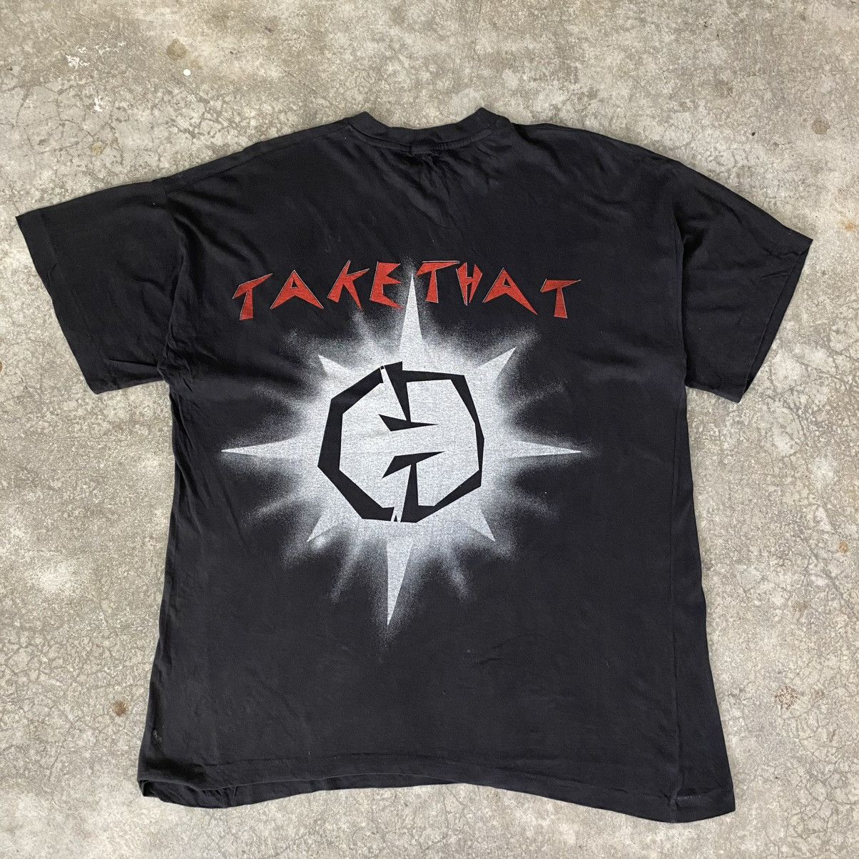 Band Tees Vintage 1990’s Take That Pop Group Single Stitch T-shirt Size US L / EU 52-54 / 3 - 9 Thumbnail