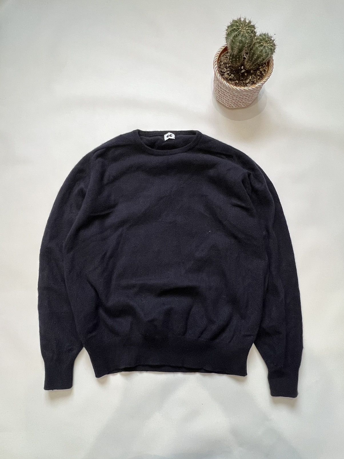 Vintage Mens Wool Sweater Basic Lambswool Classic Size US L / EU 52-54 / 3 - 1 Thumbnail