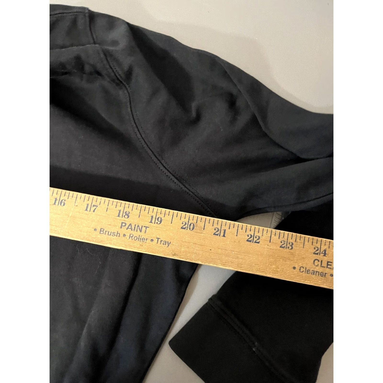 Vintage LL Bean Cotton Mock Neck Long Sleeve Top Black XL 188453 Interlock Size XL / US 12-14 / IT 48-50 - 6 Thumbnail