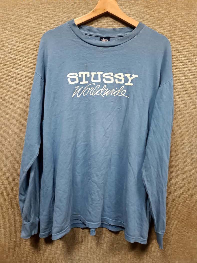 Stussy vintage long sleeve stussy worldwide Size US L / EU 52-54 / 3 - 1 Thumbnail