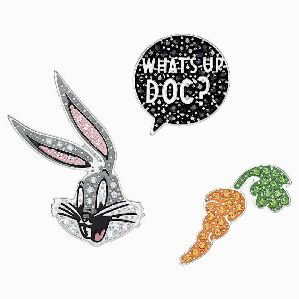 Swarovski Swarovski LOONEY TUNES BUGS BUNNY TIE PIN SET & TWEETY PIN Size ONE SIZE - 8 Thumbnail
