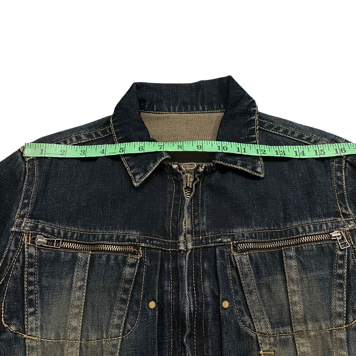 Japanese Brand Vintage Irish Denim Button Jacket Size 3 Blue Colour Size US M / EU 48-50 / 2 - 18 Thumbnail